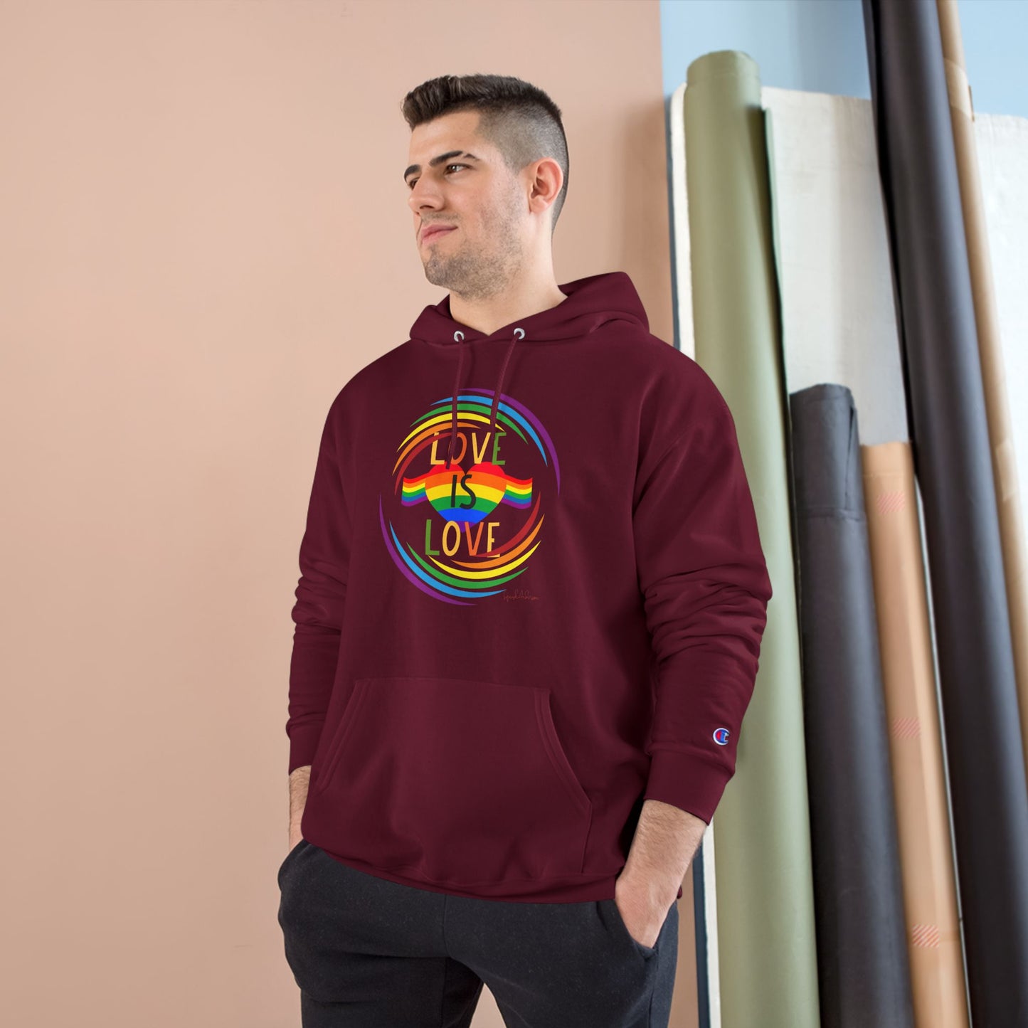 Love is Love Champion Hoodie image 14
