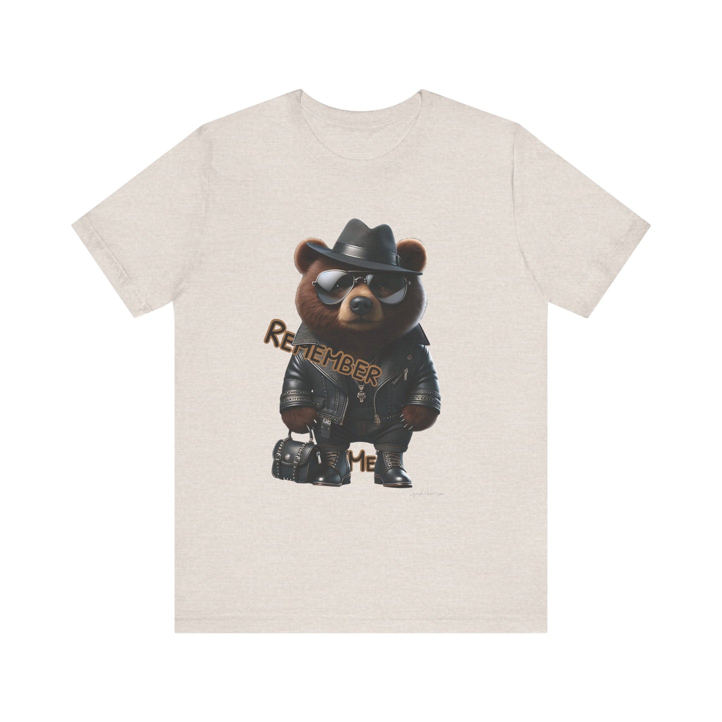 Remember Me Bear Unisex Jersey Short Sleeve Tee image 12