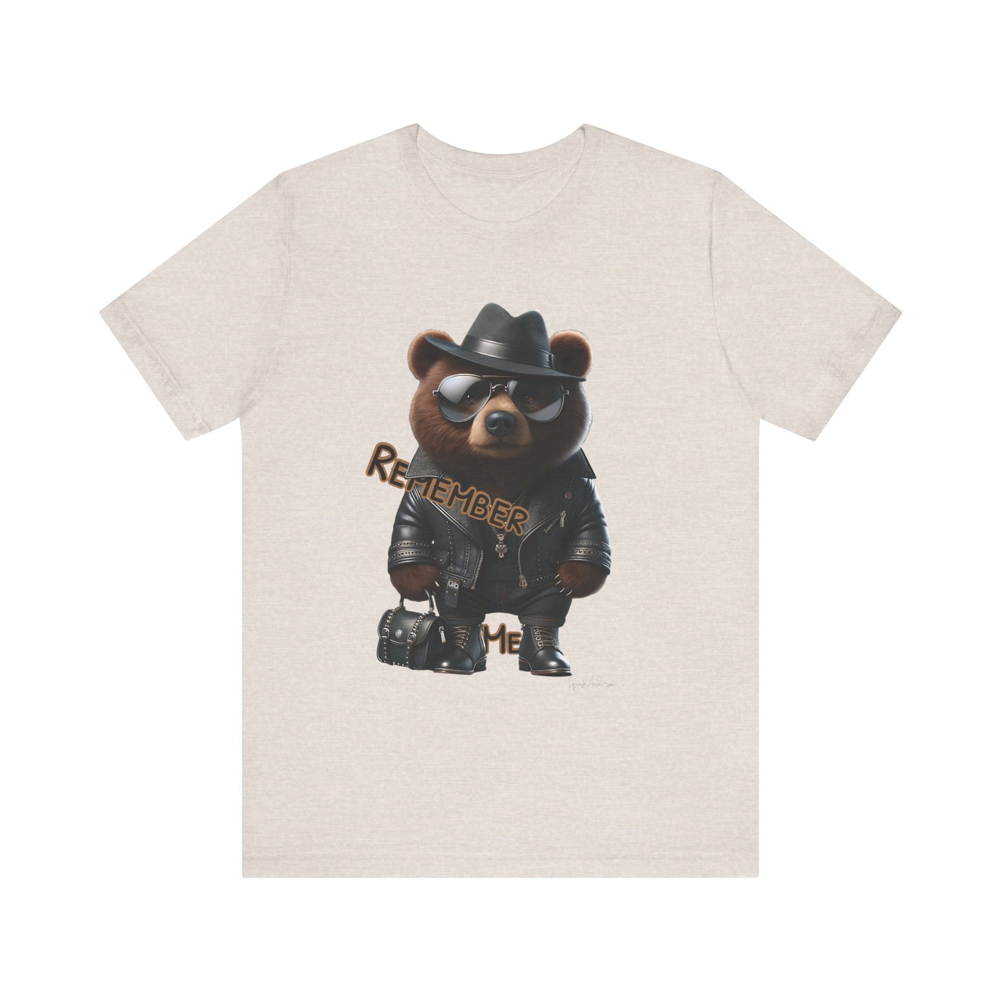 Remember Me Bear Unisex Jersey Short Sleeve Tee image 12