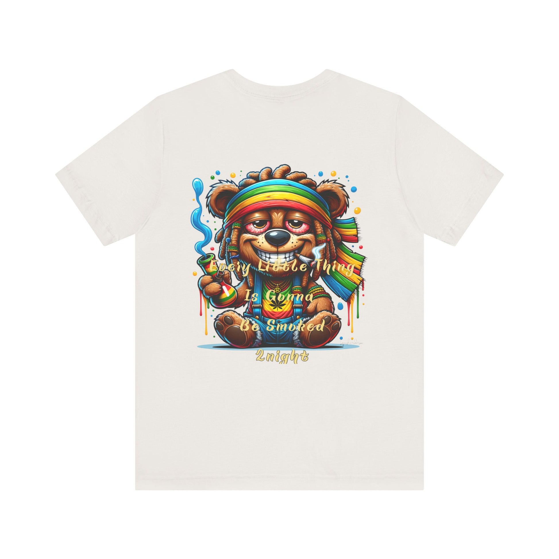 Bear 420 night Unisex Jersey Short Sleeve Tee image 9