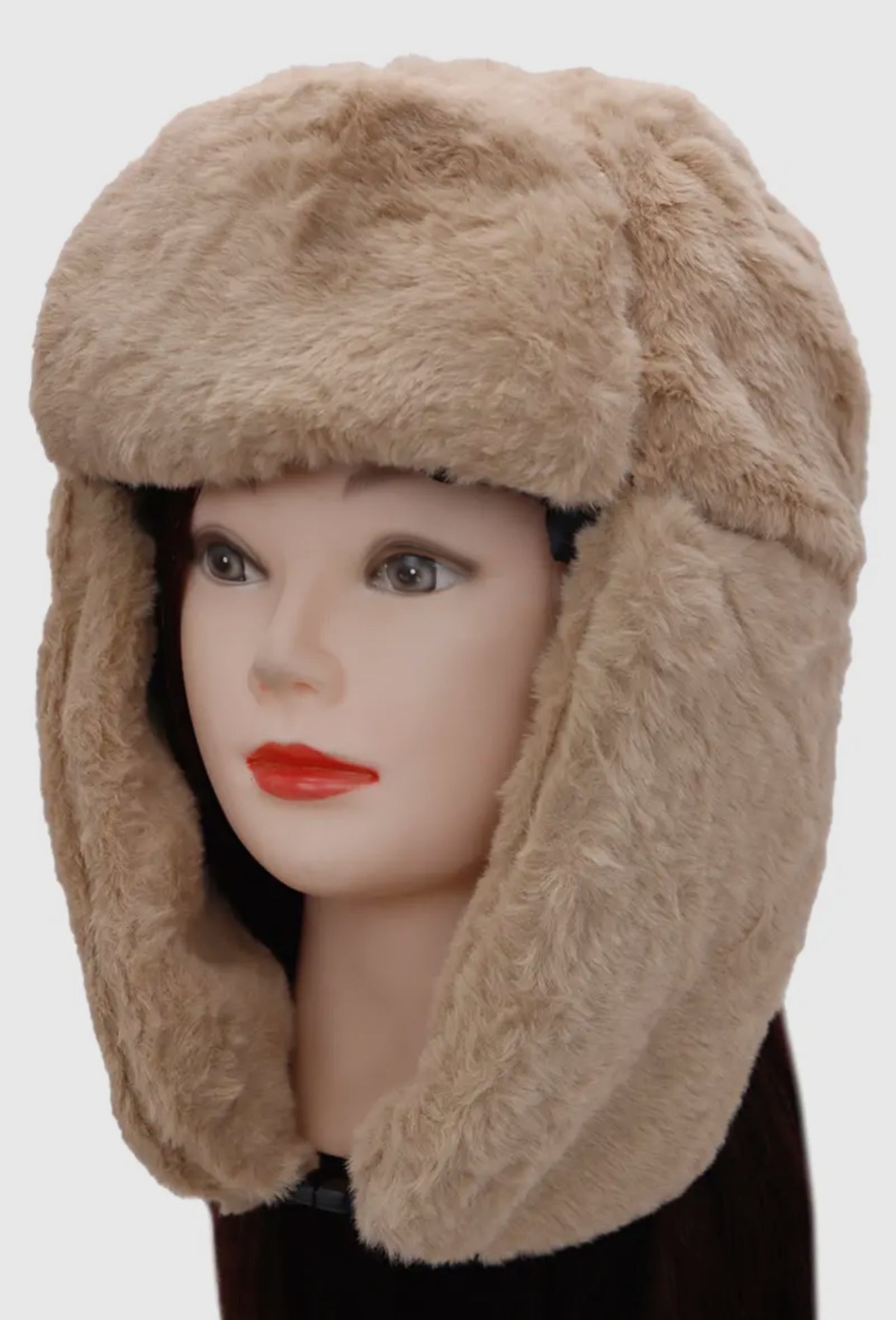 Faux Fur Bomber Trapper Hat