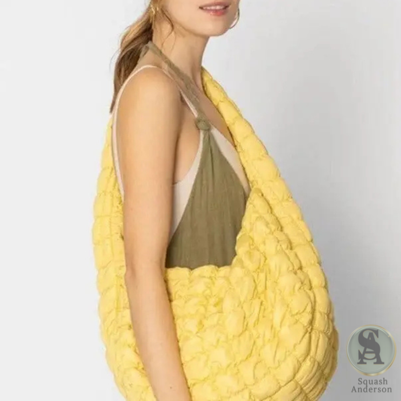 Cora Large Quilted Puffer Tote Bag