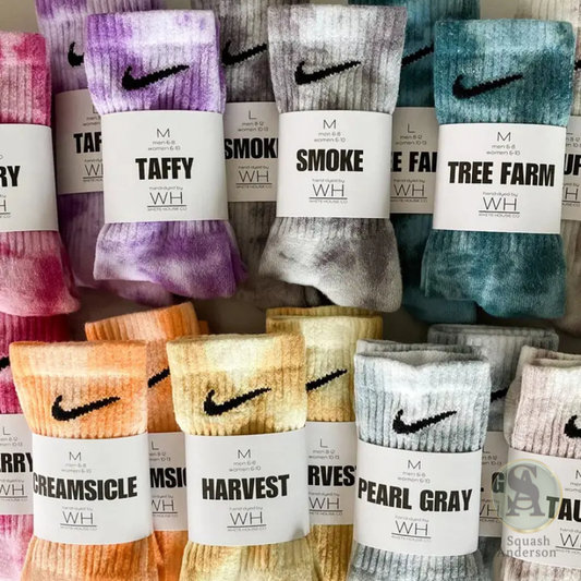 Tie Dye Crew Socks