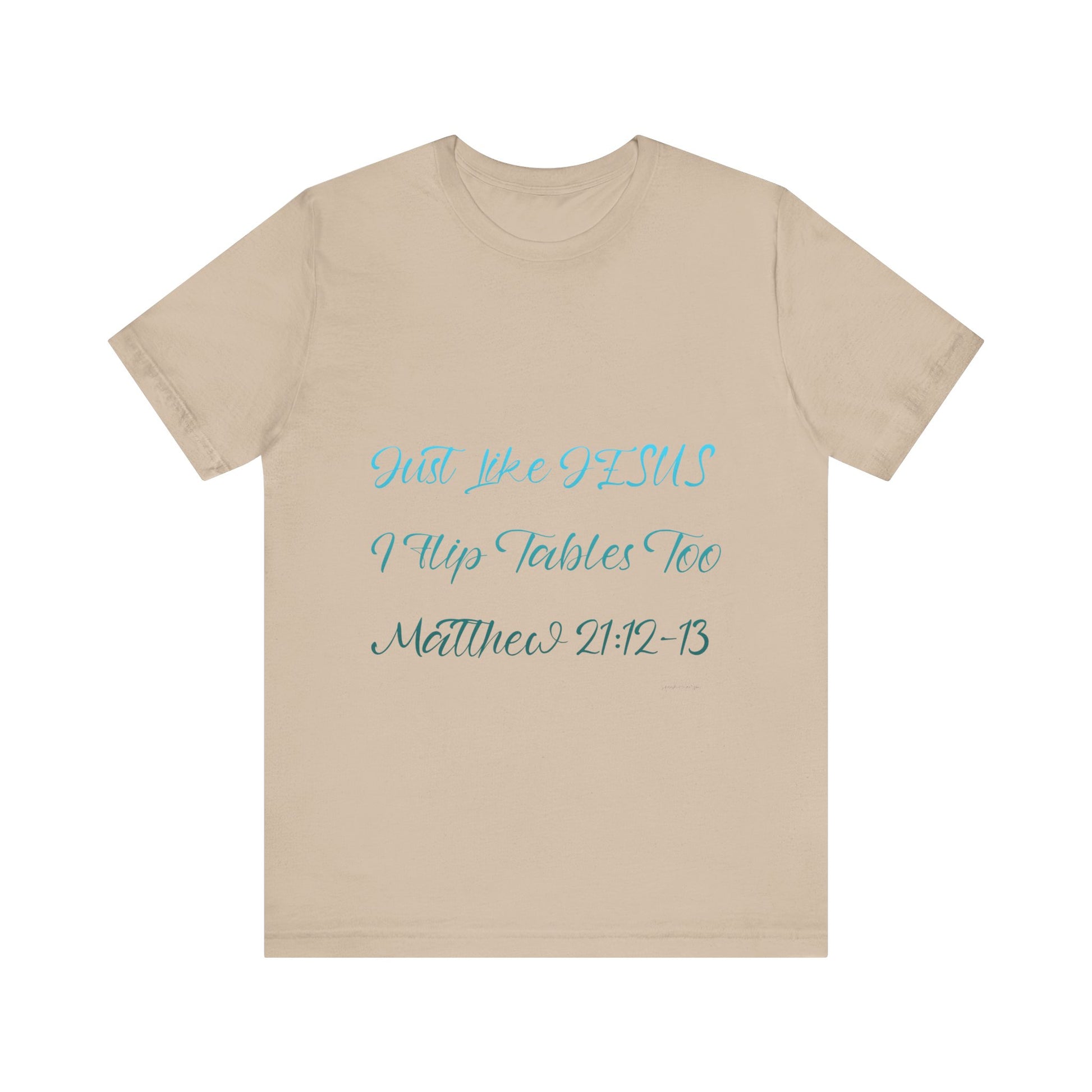 Matthew 21:12-13 Unisex Jersey Short Sleeve Tee image 8