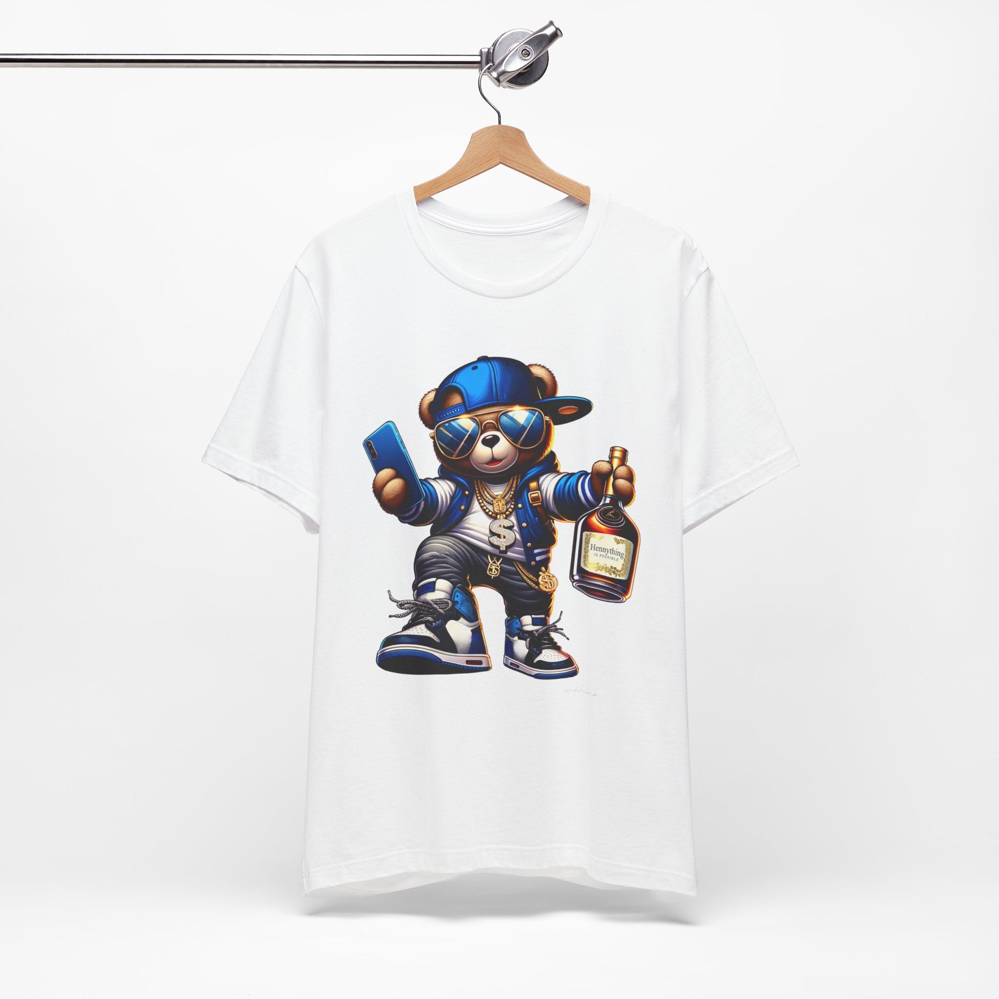 Hennything Bear Unisex Jersey Short Sleeve Tee image 2