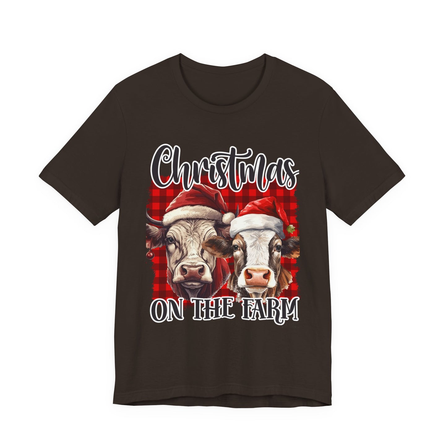 Christmas on the Farm Unisex Jersey Short Sleeve Tee image 6