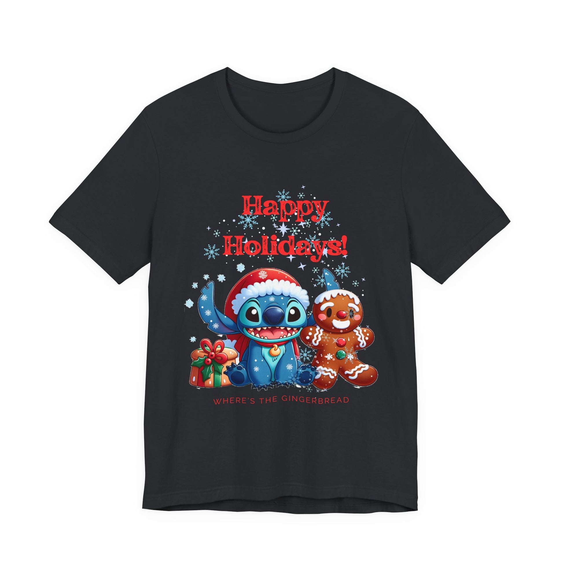 Happy Holidays Stitch Unisex Jersey Short Sleeve Tee image 14