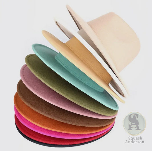 Squash Anderson Signature Fedora – Classic Wide Brim