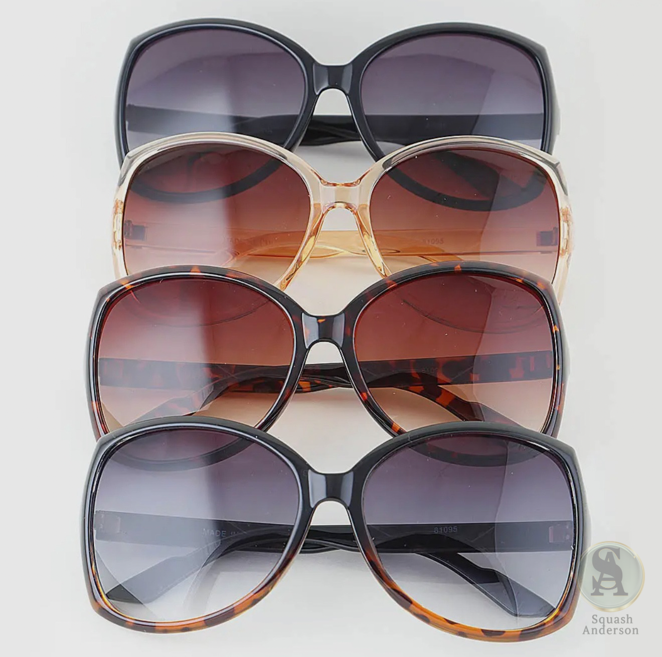 Oversized Gradient Butterfly Sunglasses