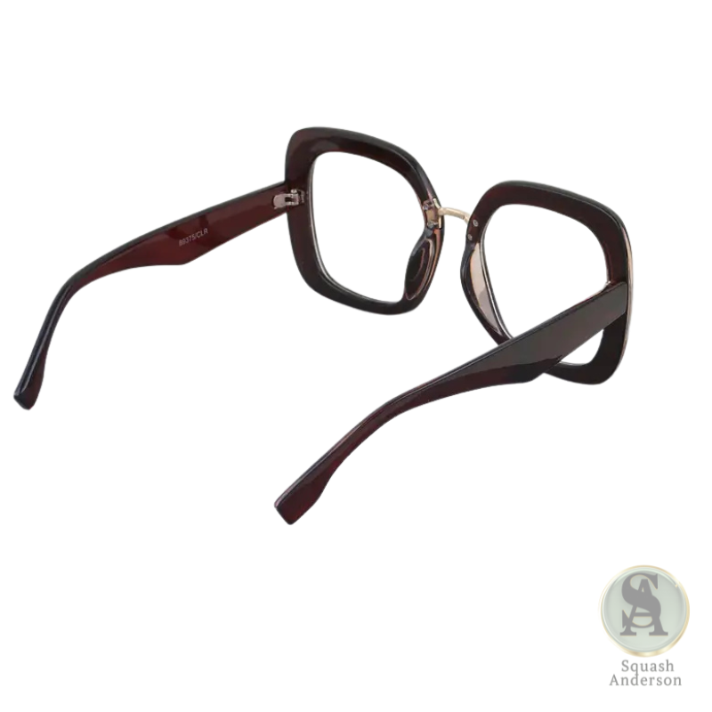 Bold Block Rectangle Glasses