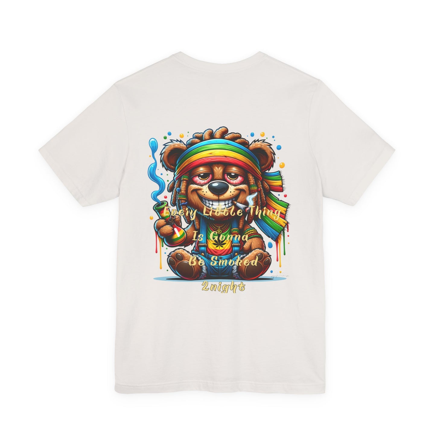 Bear 420 night Unisex Jersey Short Sleeve Tee image 11