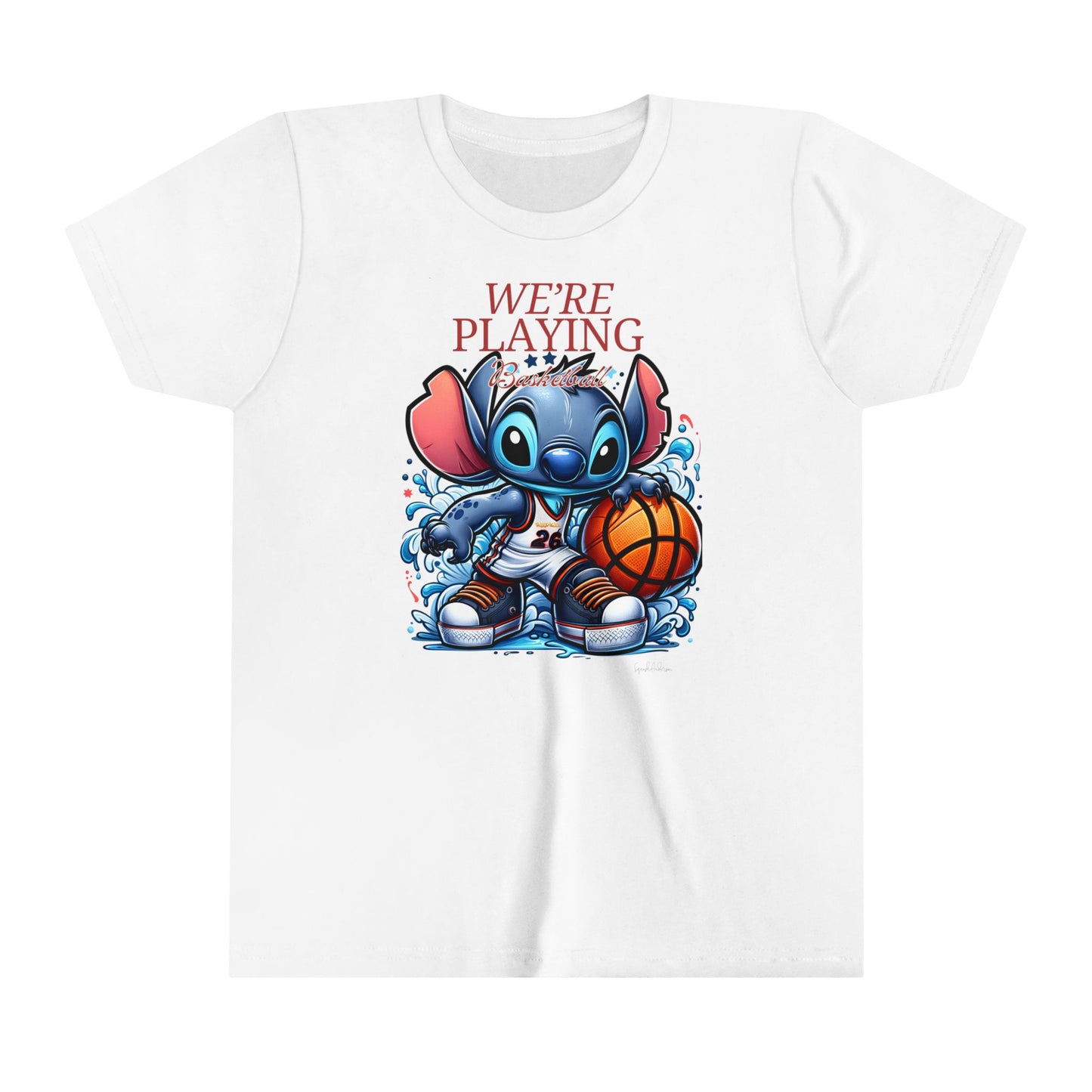 Basketball Youth Short Sleeve Tee image 0