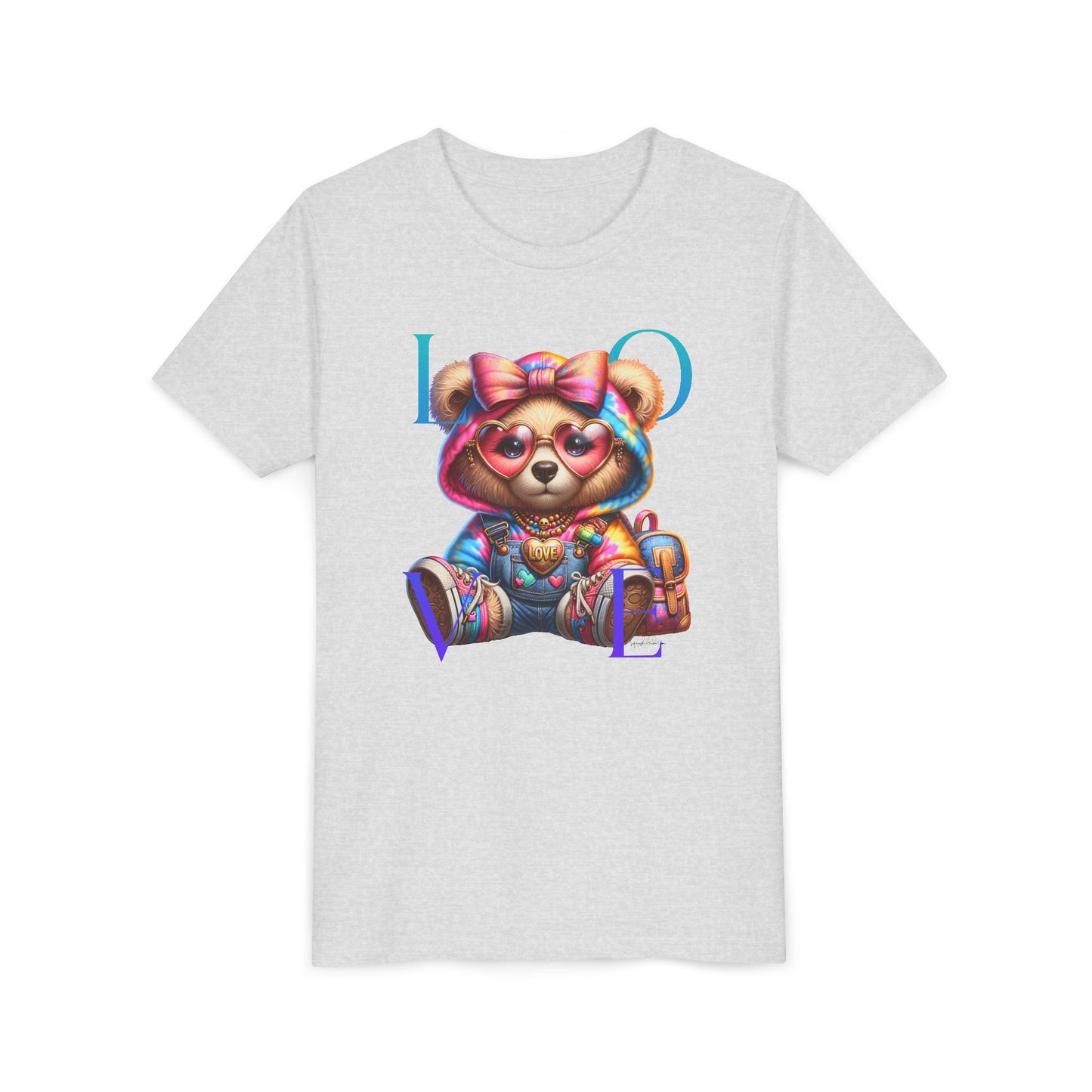Love beat Youth Short Sleeve Tee image 6
