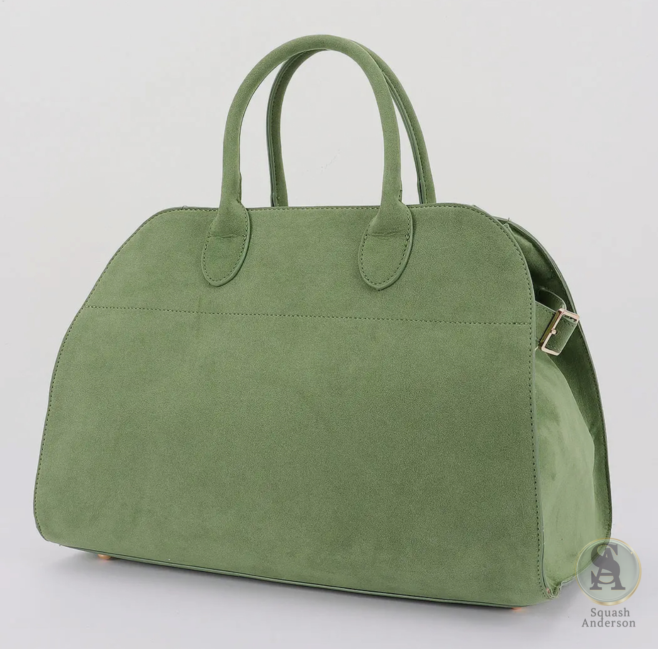 Velour Luxe Structured Tote