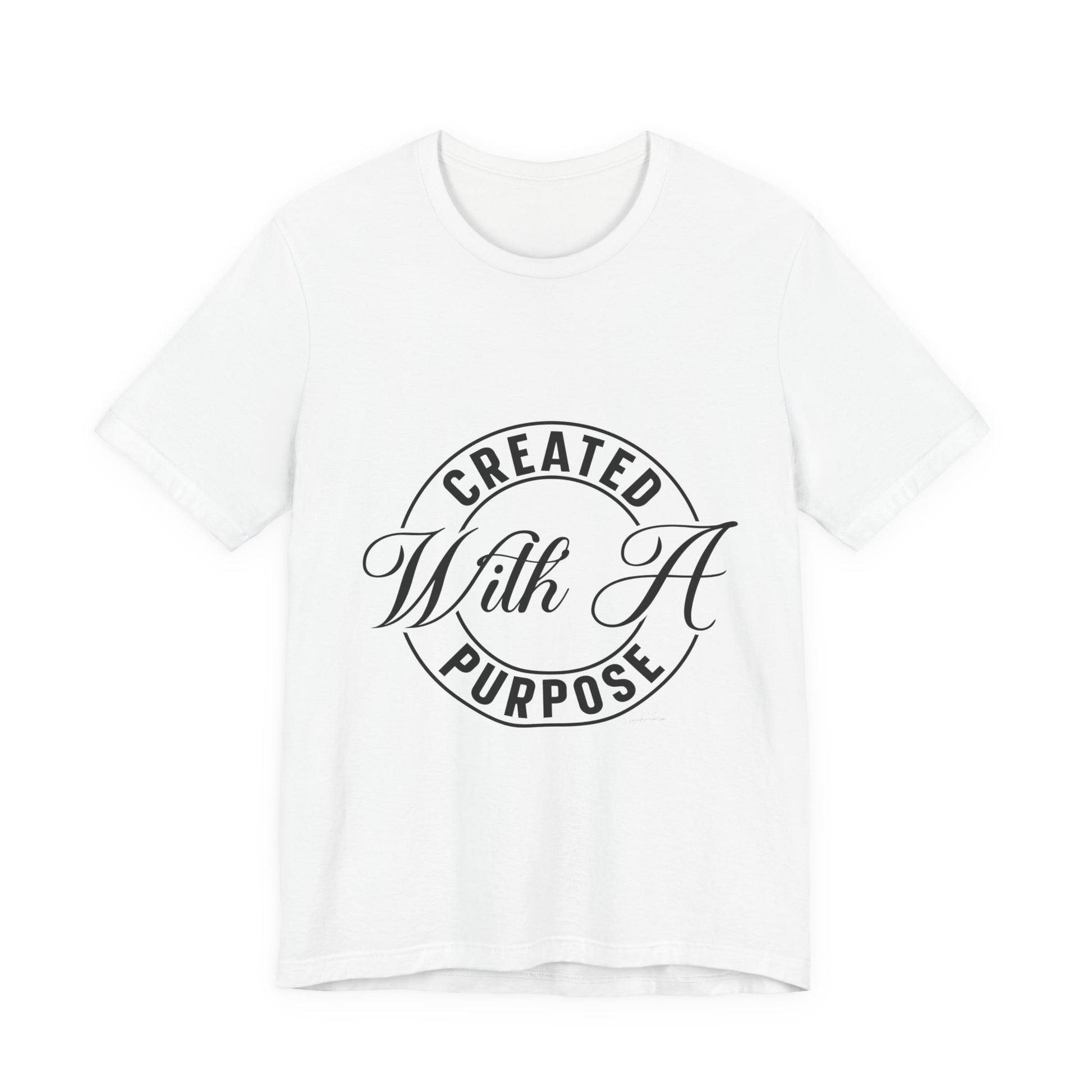 Created with a purpose Unisex Jersey Short Sleeve Tee image 2