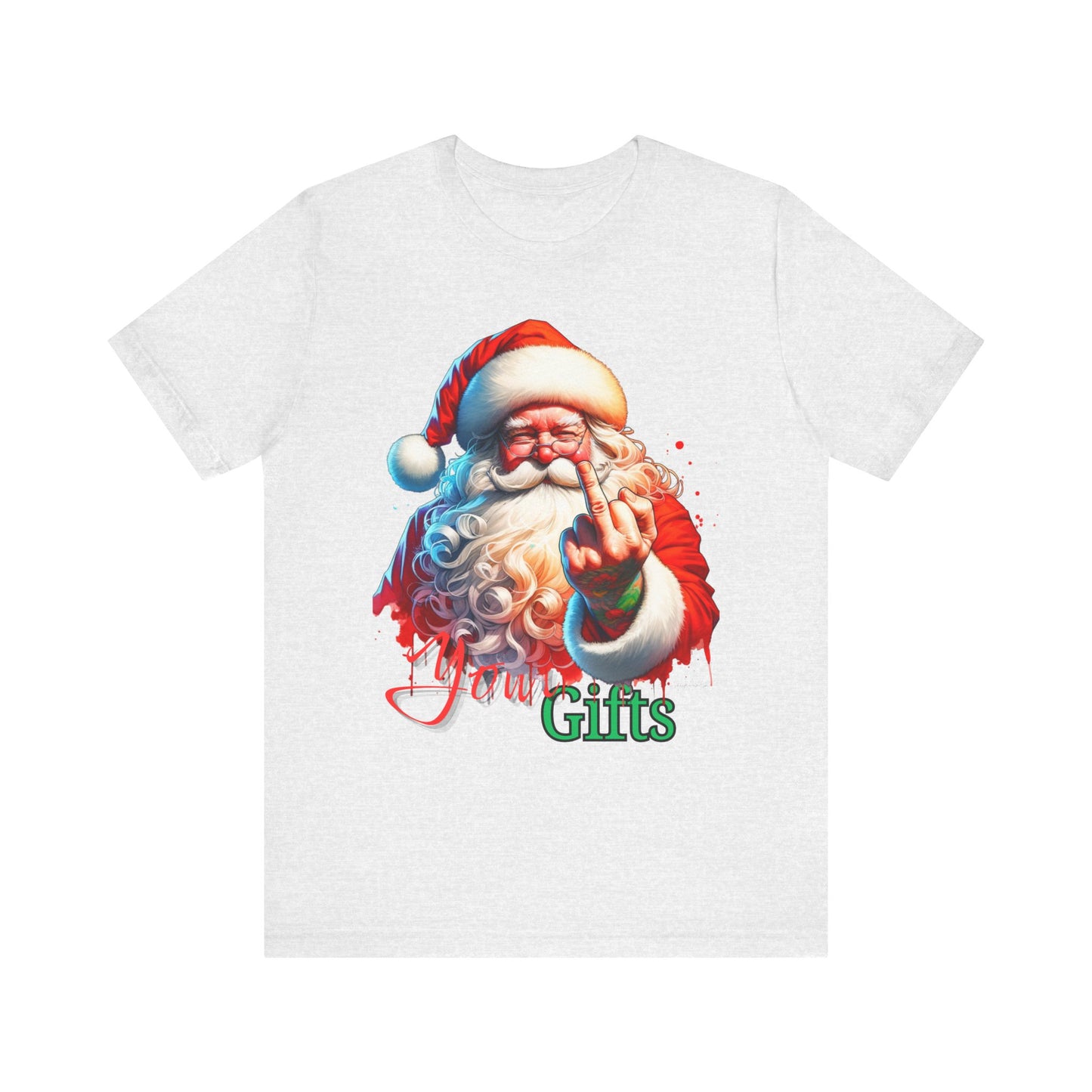 Mean Santa Your Gifts Unisex Jersey Short Sleeve Tee image 4