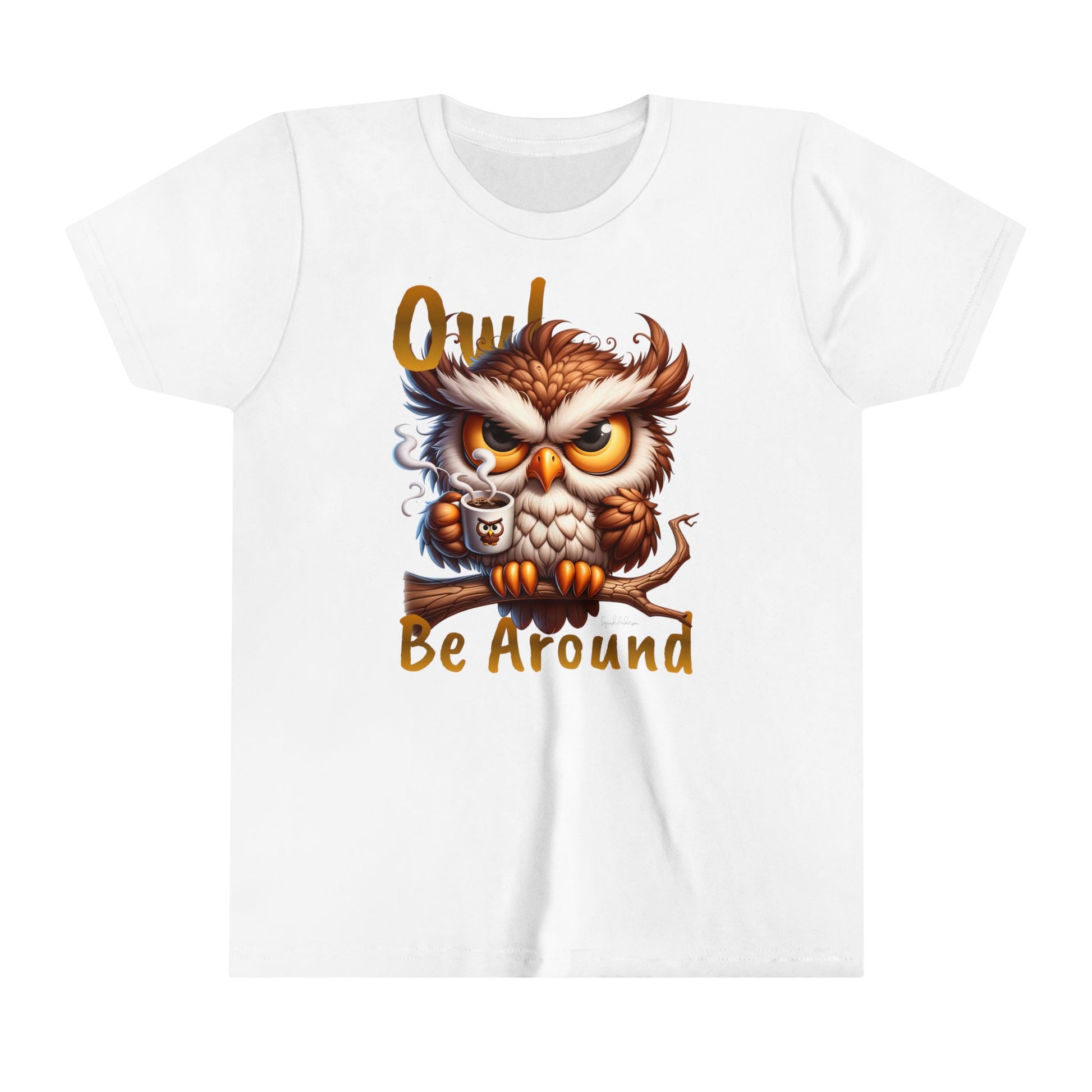 Owl Be Around Youth Short Sleeve Tee image 0