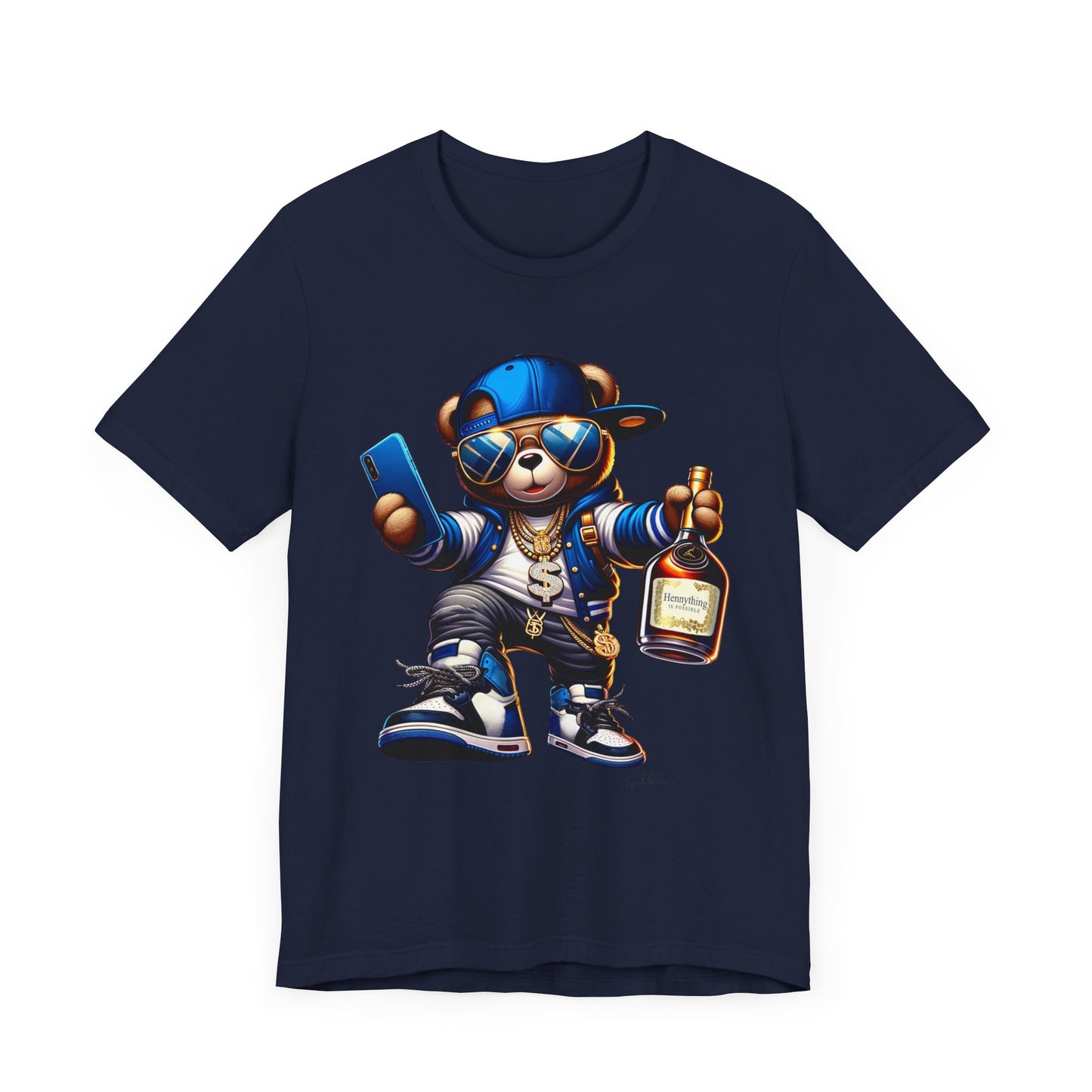 Hennything Bear Unisex Jersey Short Sleeve Tee image 13