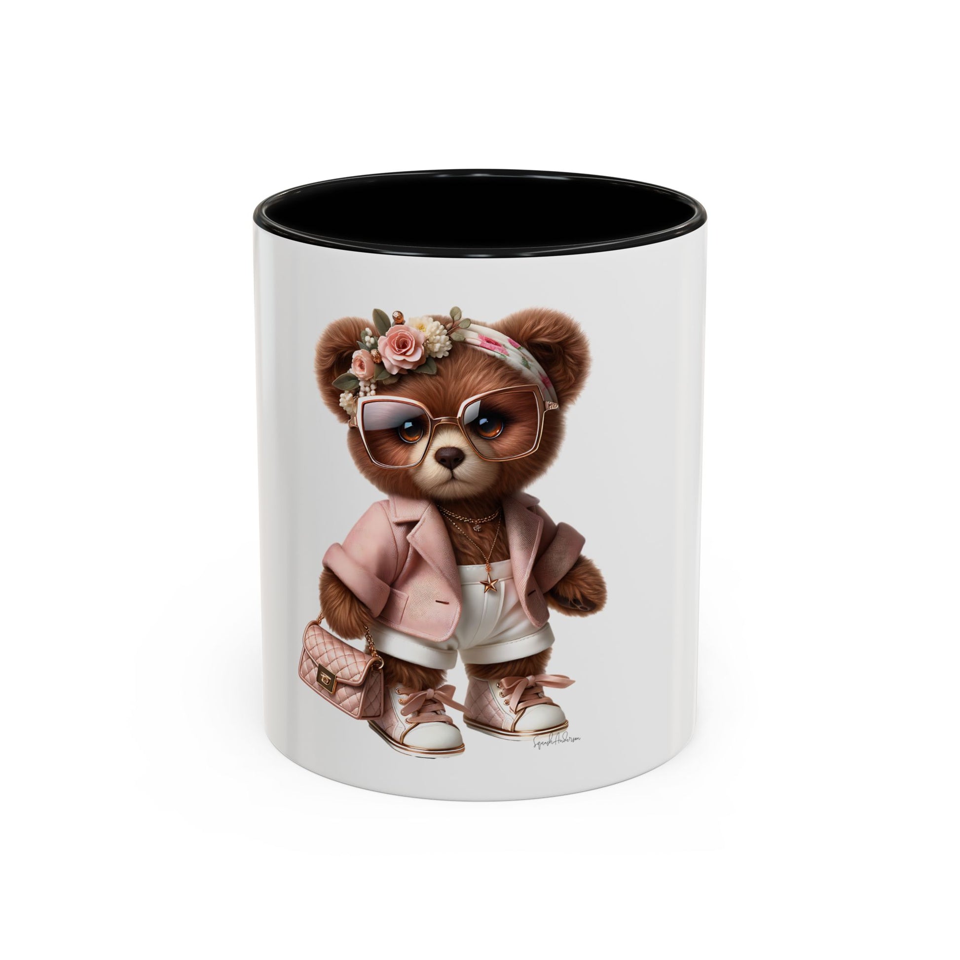 Cute Bear Accent Coffee Mug (11, 15oz) image 0