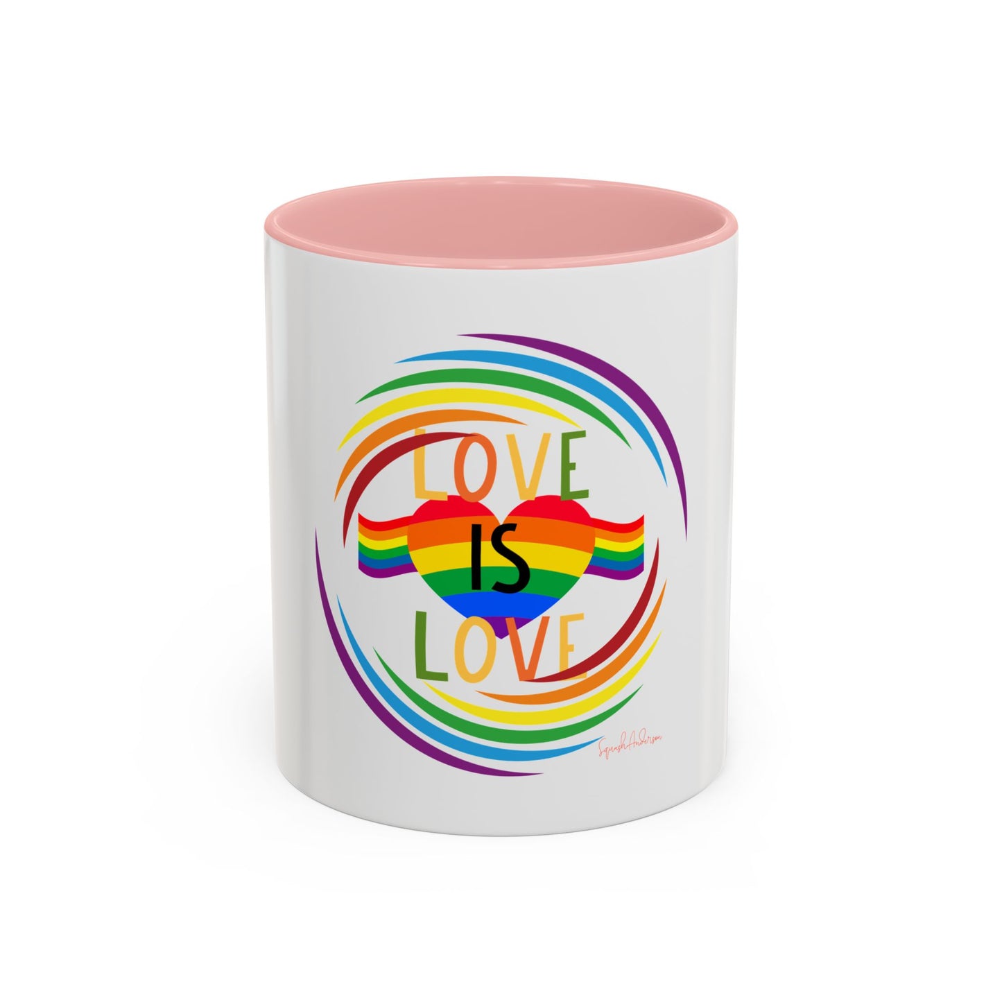 Love is Love Accent Coffee Mug (11, 15oz) image 8
