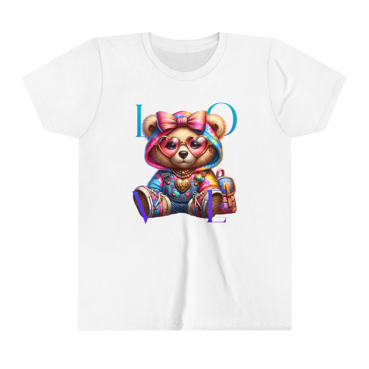 Love beat Youth Short Sleeve Tee image 0