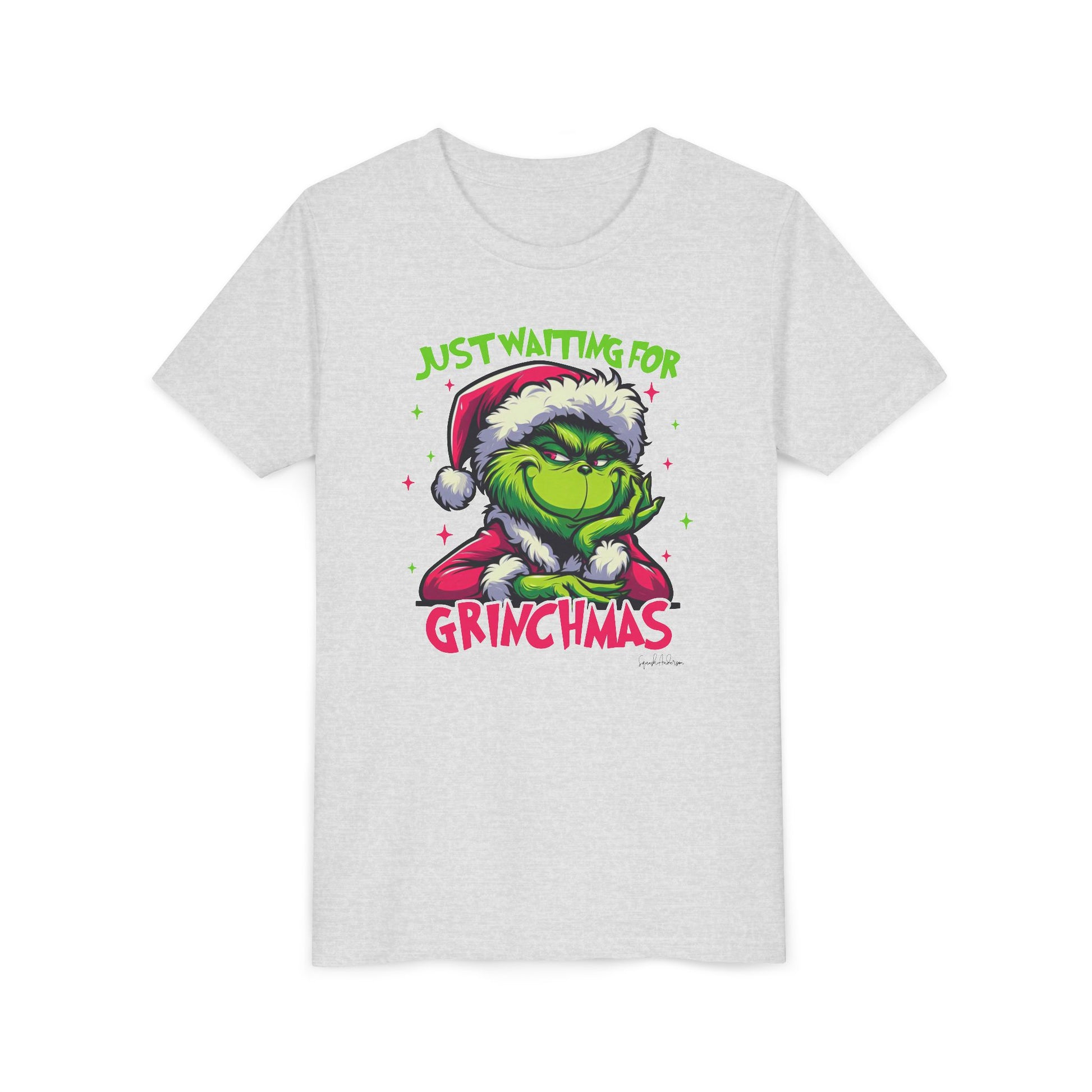 Grinchy Christmas Youth Short Sleeve Tee image 6