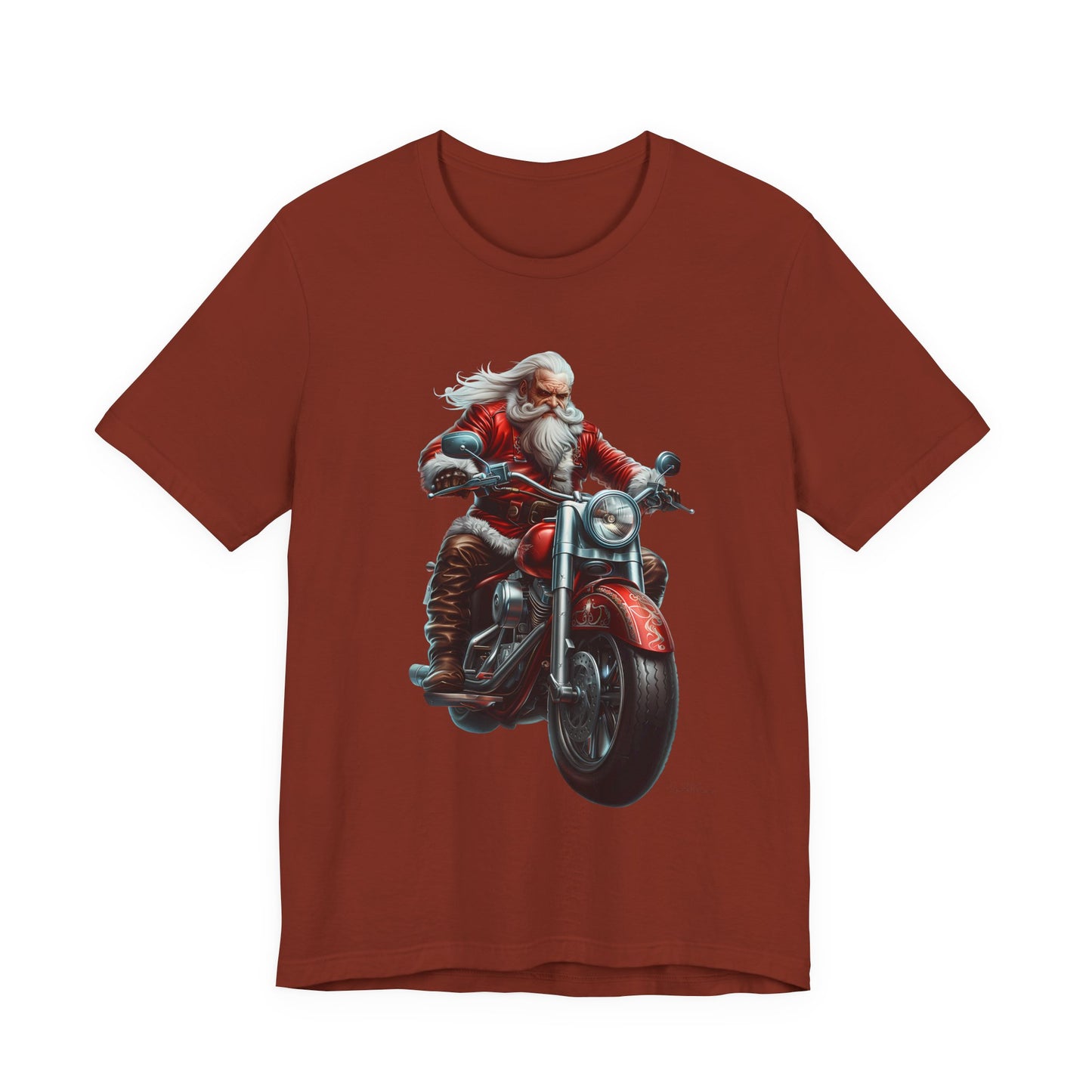 Road Hog Santa Unisex Jersey Short Sleeve Tee image 6