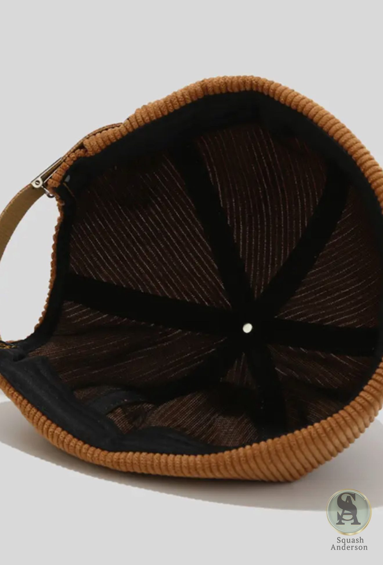 Solid Color Corduroy Melon Hat