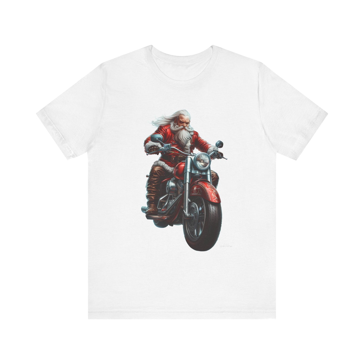 Road Hog Santa Unisex Jersey Short Sleeve Tee image 0