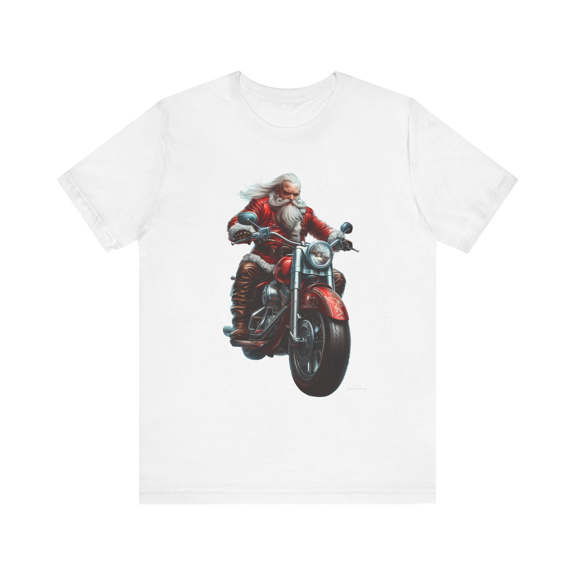Road Hog Santa Unisex Jersey Short Sleeve Tee image 0