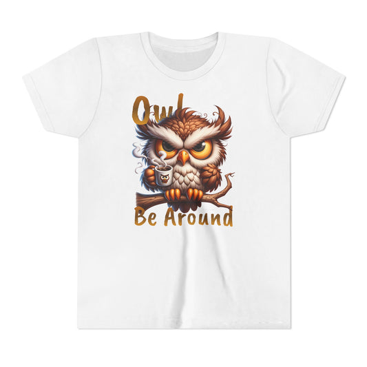 Owl Be Around Youth Short Sleeve Tee image 0