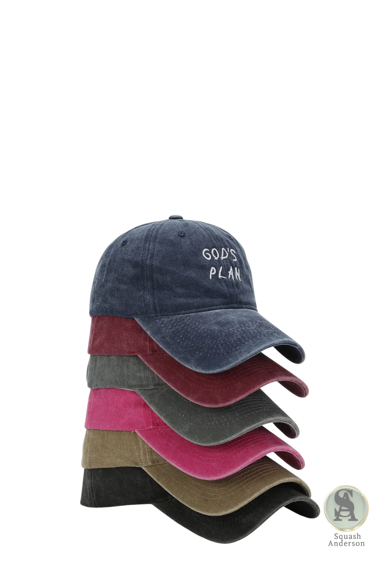 Embroidered Baseball Hat, Cotton Soft Top, Outdoor