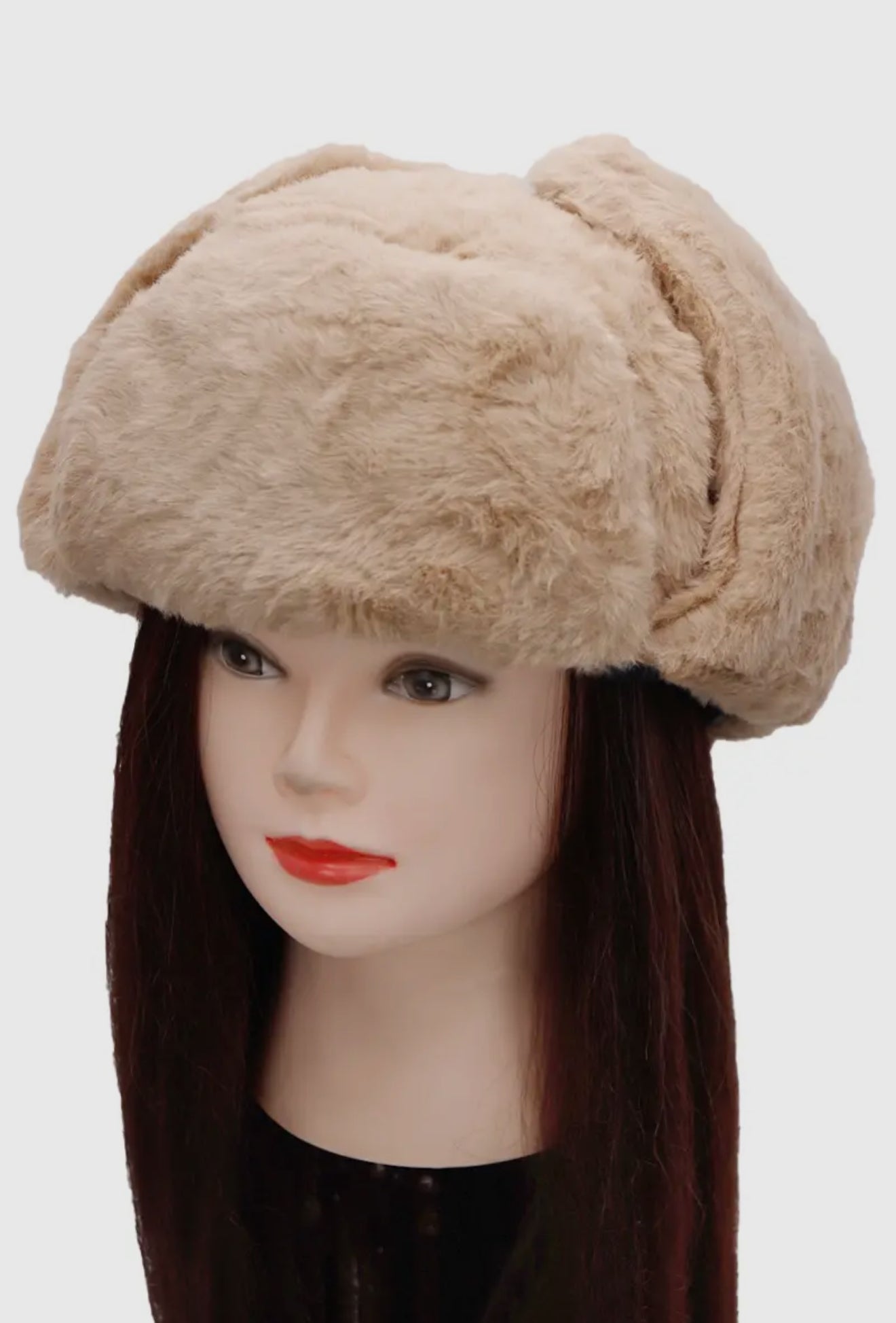 Faux Fur Bomber Trapper Hat