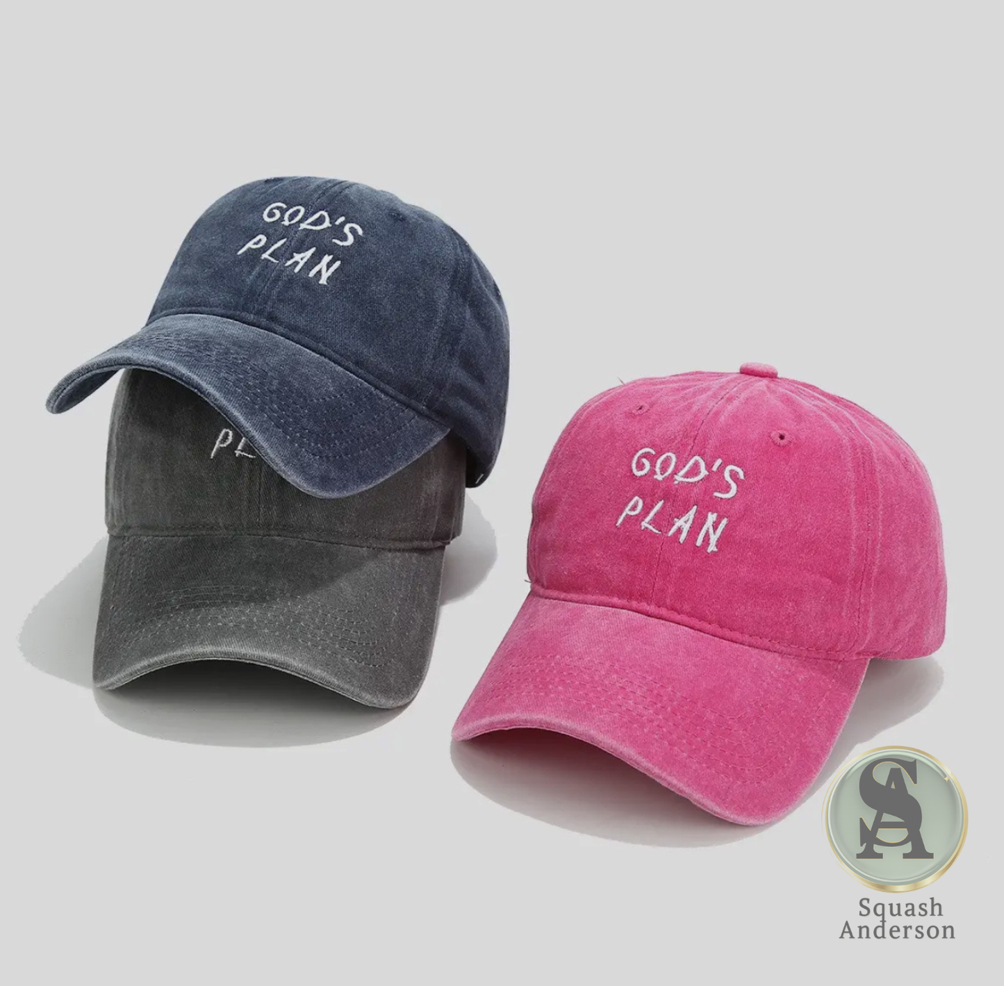 Embroidered Baseball Hat, Cotton Soft Top, Outdoor