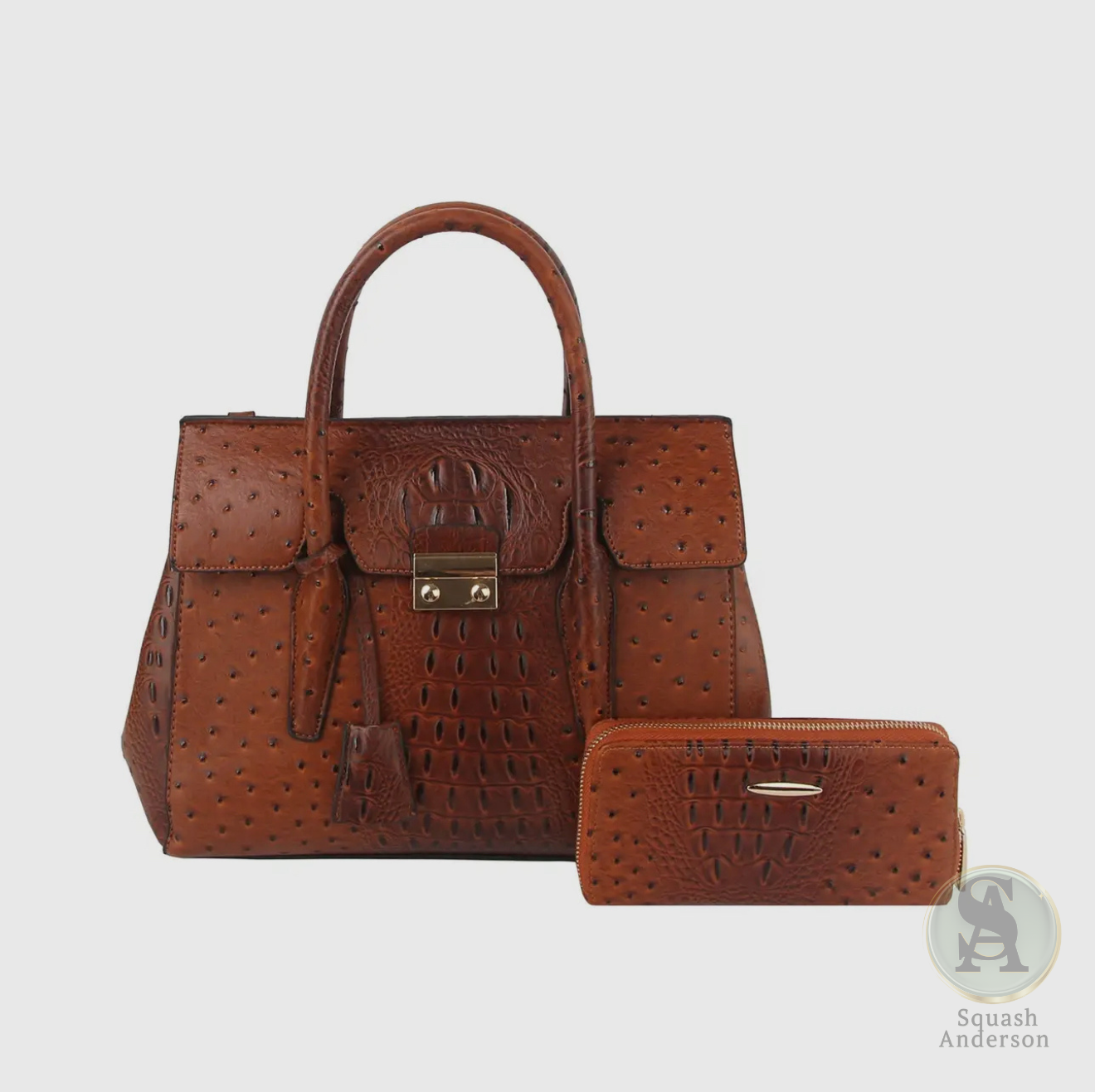 Croc Luxe 2-in-1 Top Handle & Crossbody Bag Set