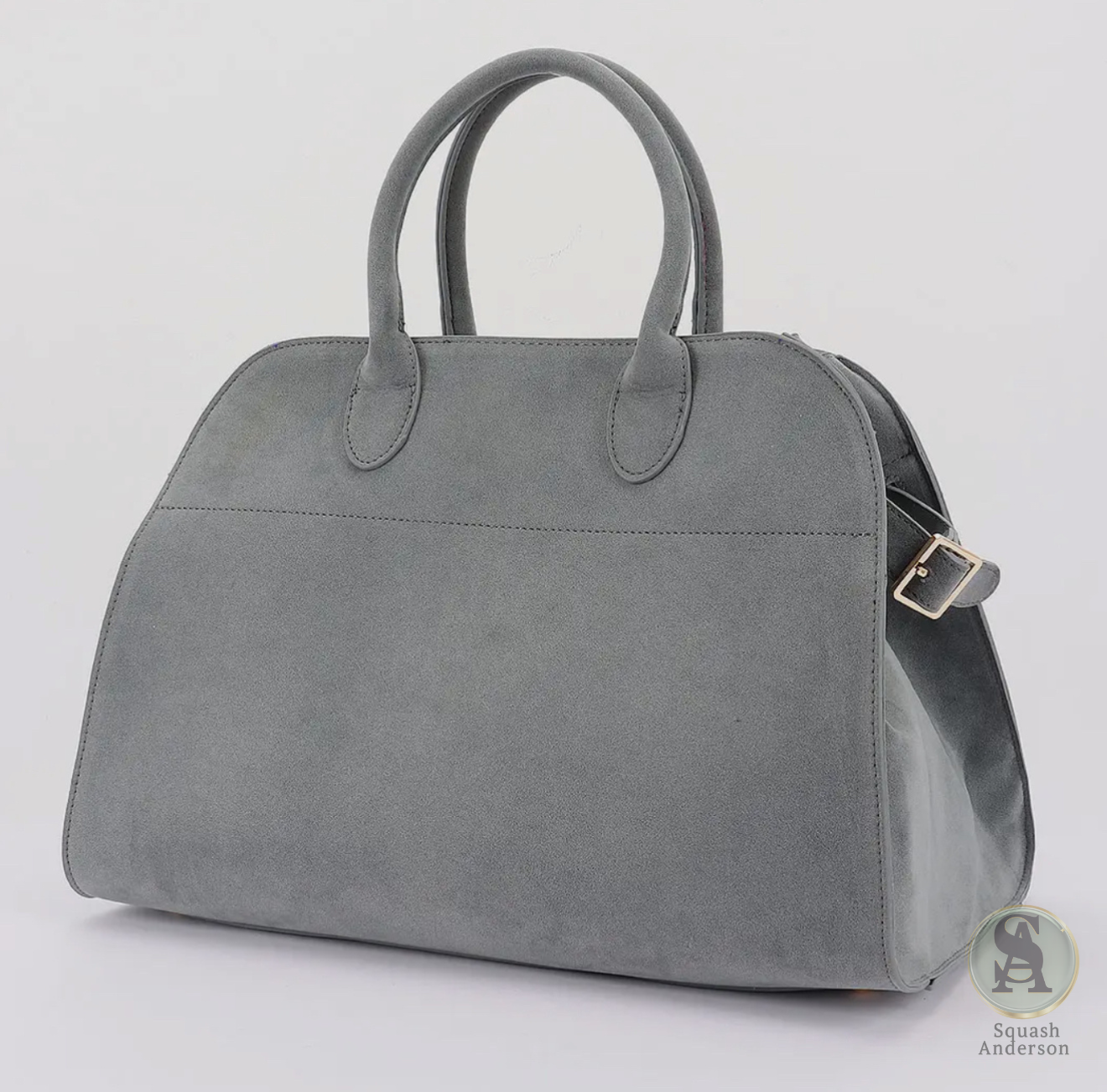 Velour Luxe Structured Tote