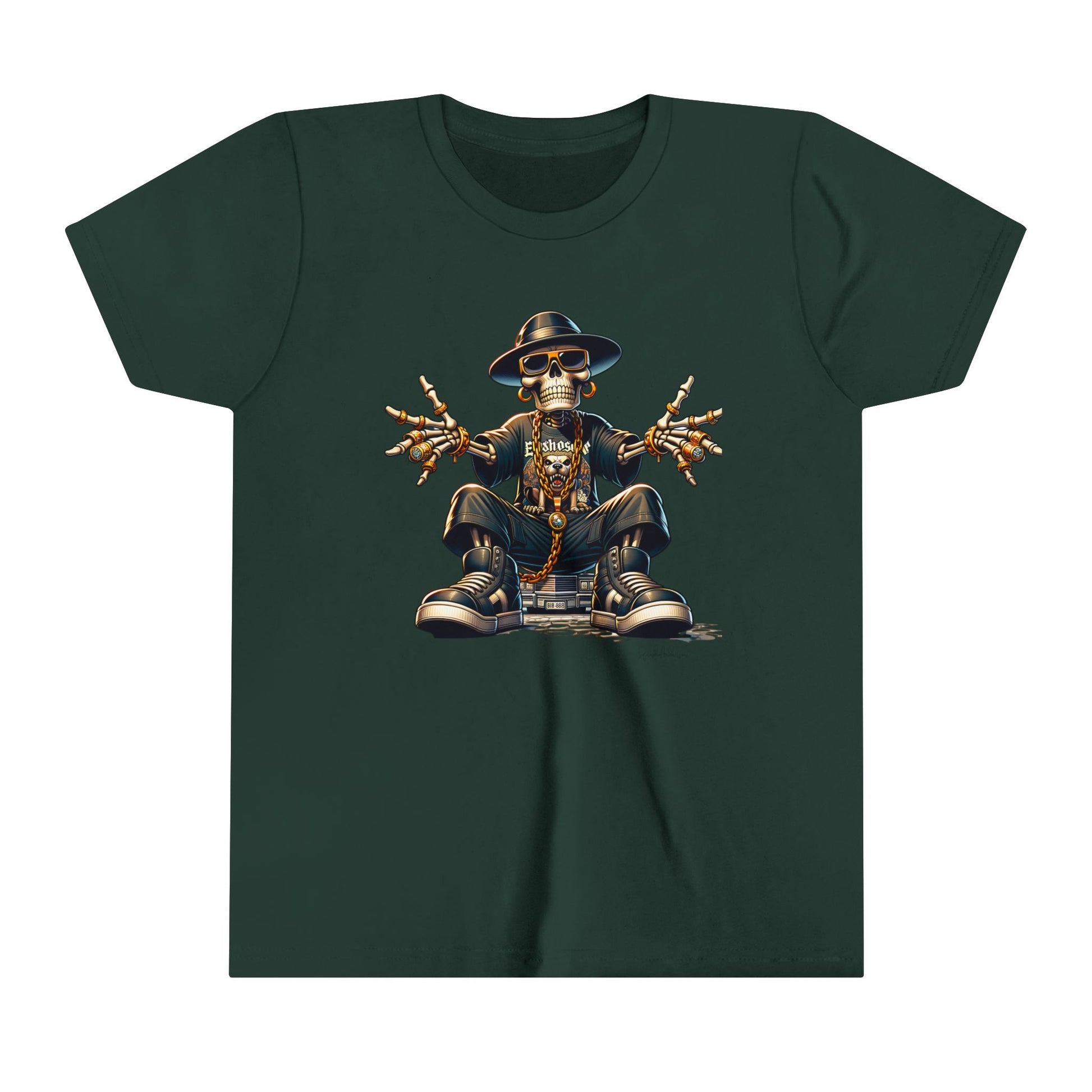 Chained Skeleton Youth Short Sleeve Tee image 10