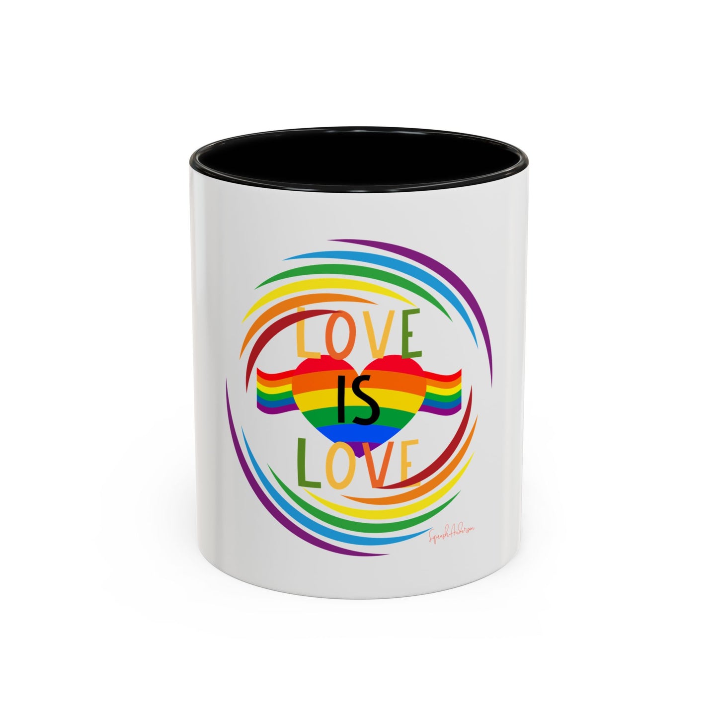 Love is Love Accent Coffee Mug (11, 15oz) image 0