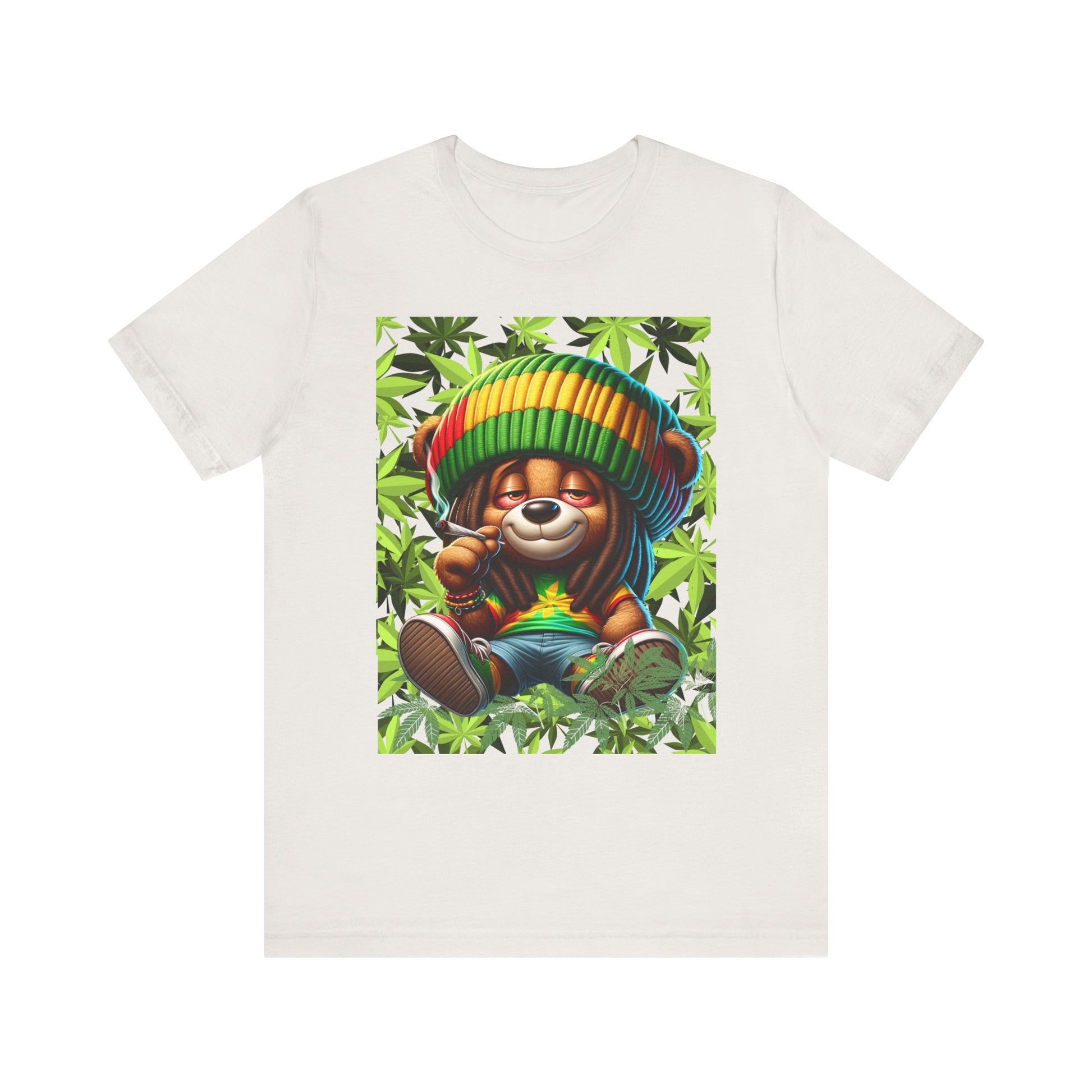 Flower Bear Unisex Jersey Short Sleeve Tee image 0