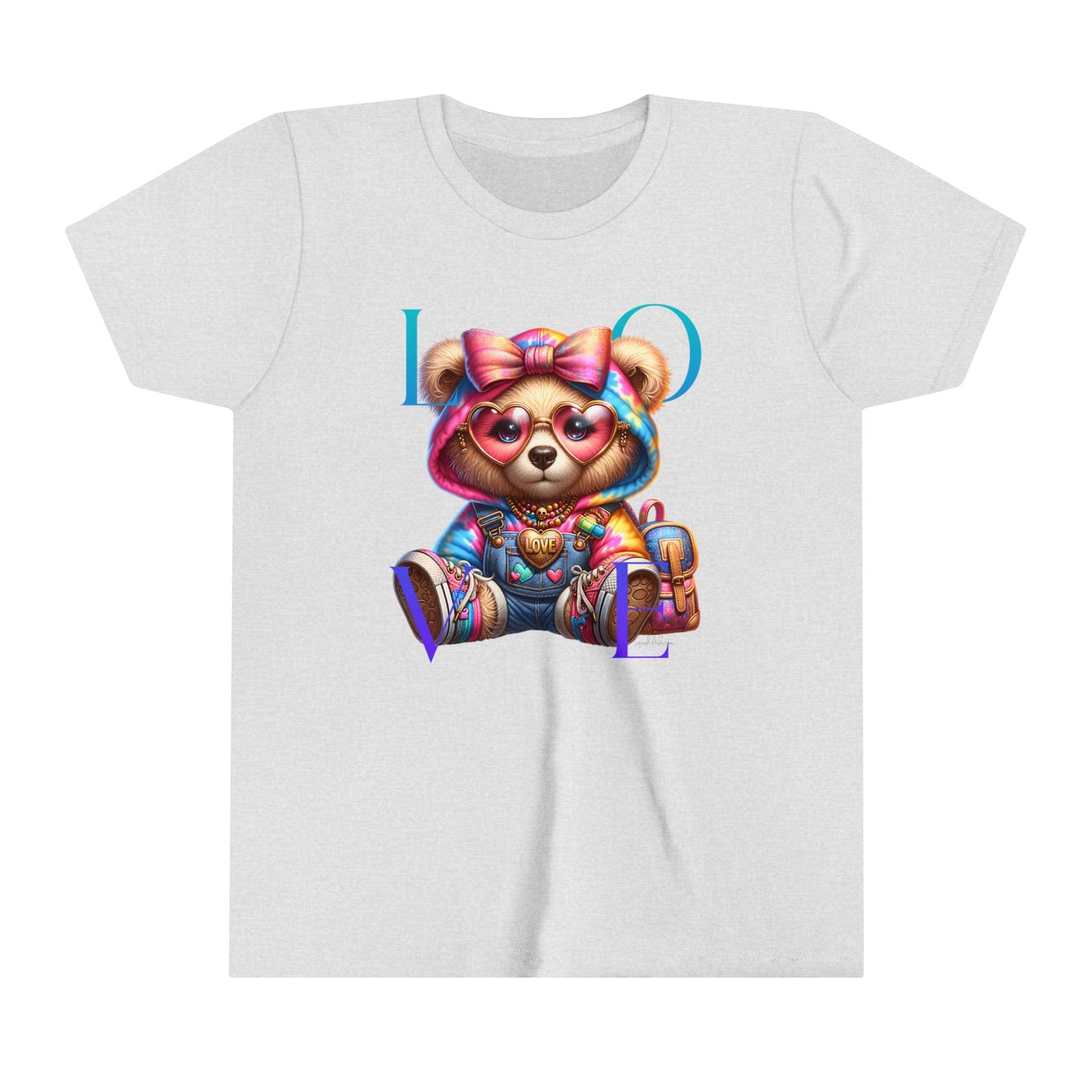 Love beat Youth Short Sleeve Tee image 2