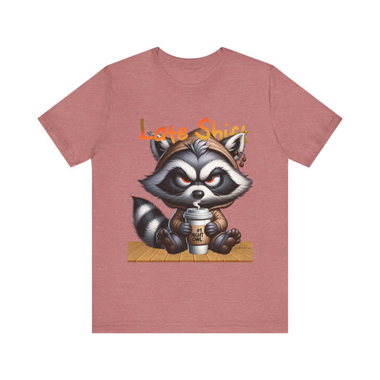 Grumpy Raccoon Unisex Jersey Short Sleeve Tee image 0