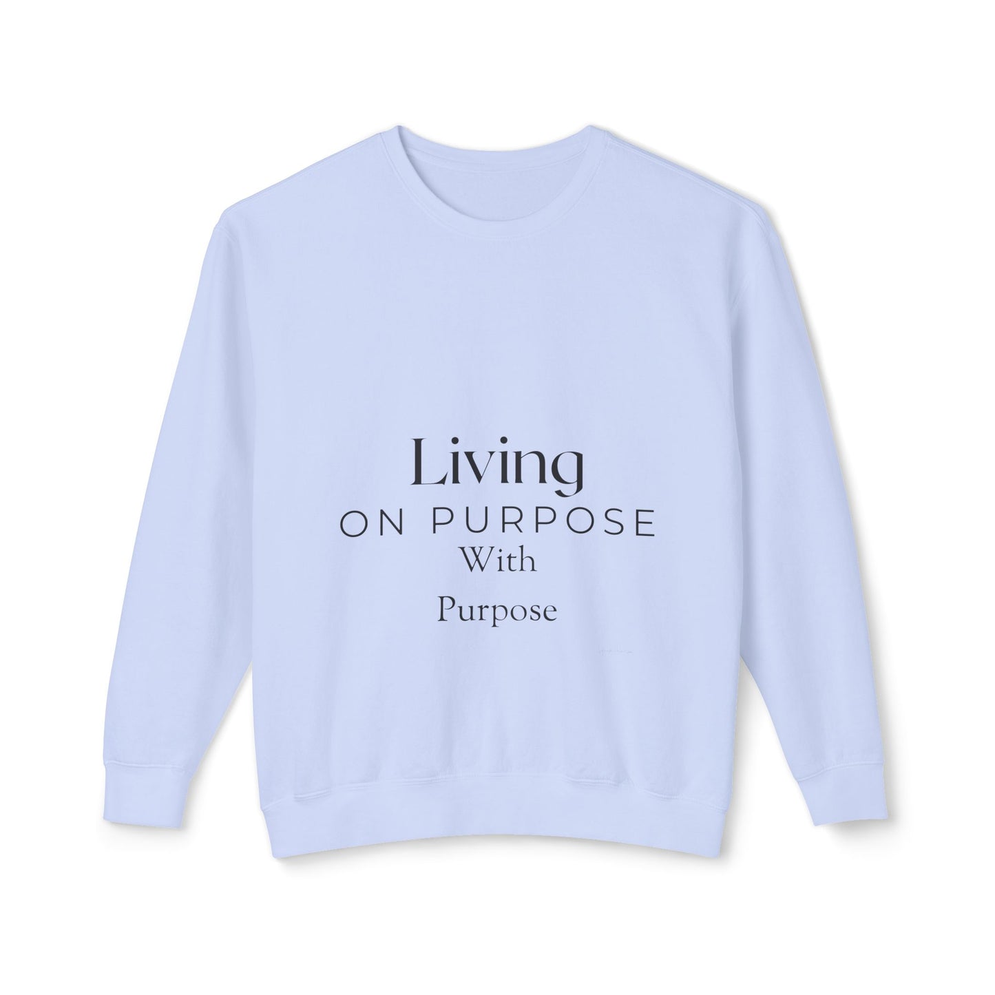 Living On Purpose Unisex Lightweight Crewneck Sweatshirt image 12