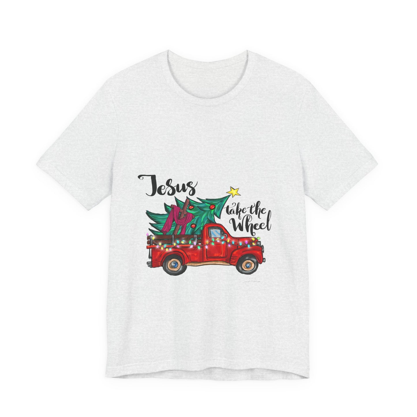 Jesus take the wheel Unisex Jersey Short Sleeve Tee image 6