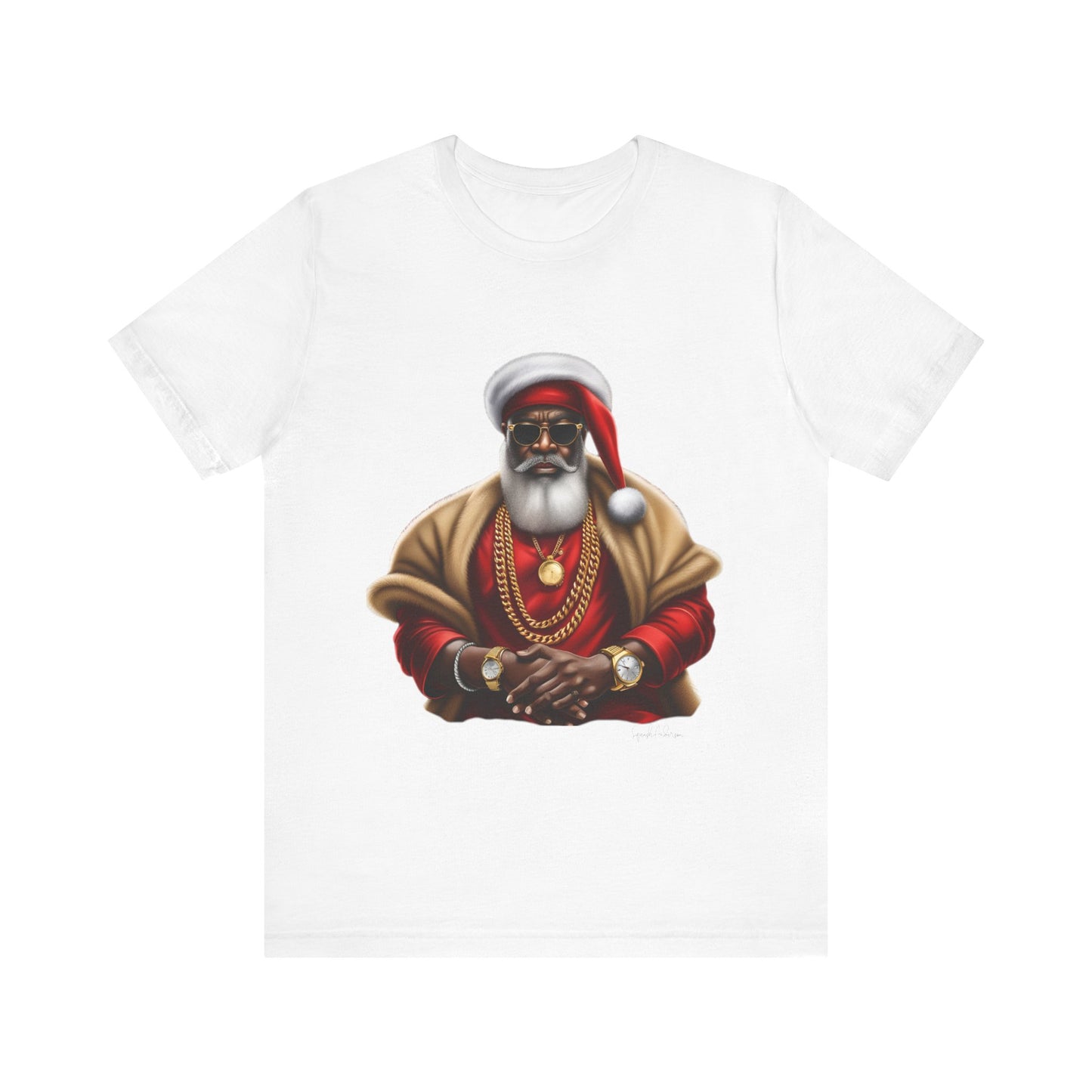 Santa Furr Zaddy Unisex Jersey Short Sleeve Tee image 0