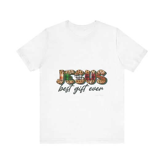 Jesus the best gift Unisex Jersey Short Sleeve Tee image 0