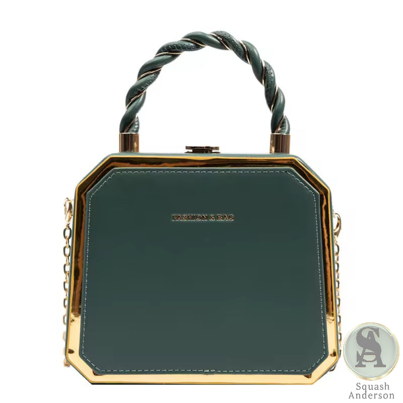 The Riviera Box Bag – Structured Leather Purse – 9×6in image 4