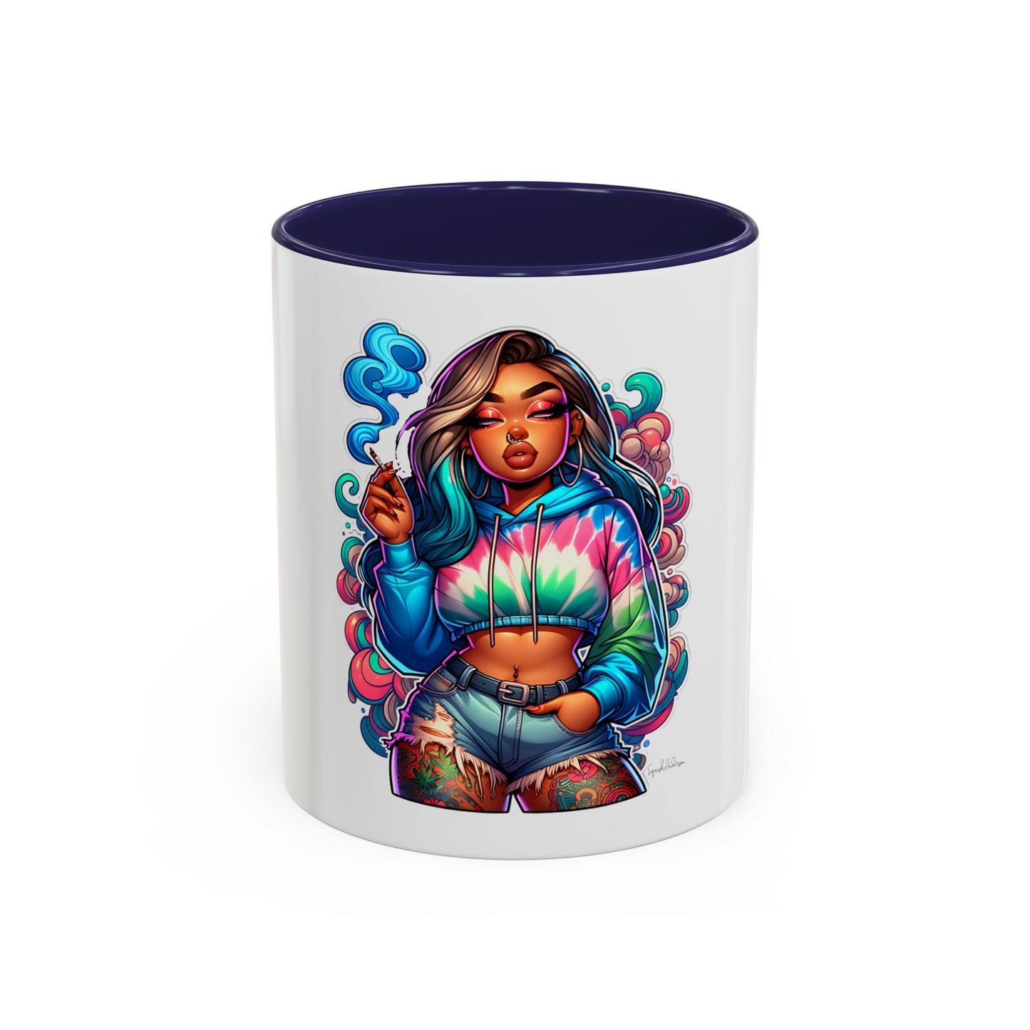 Vibing Accent Coffee Mug (11, 15oz) image 4