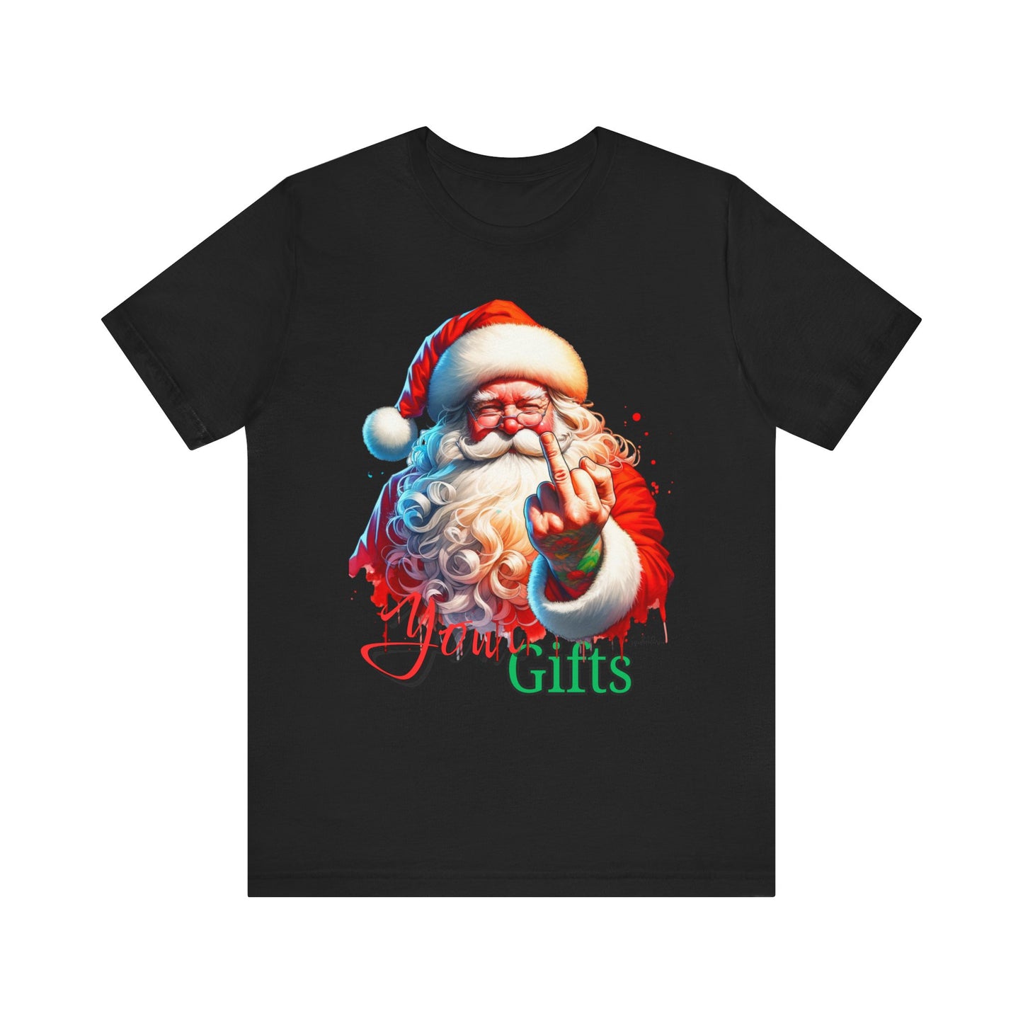 Mean Santa Your Gifts Unisex Jersey Short Sleeve Tee image 8
