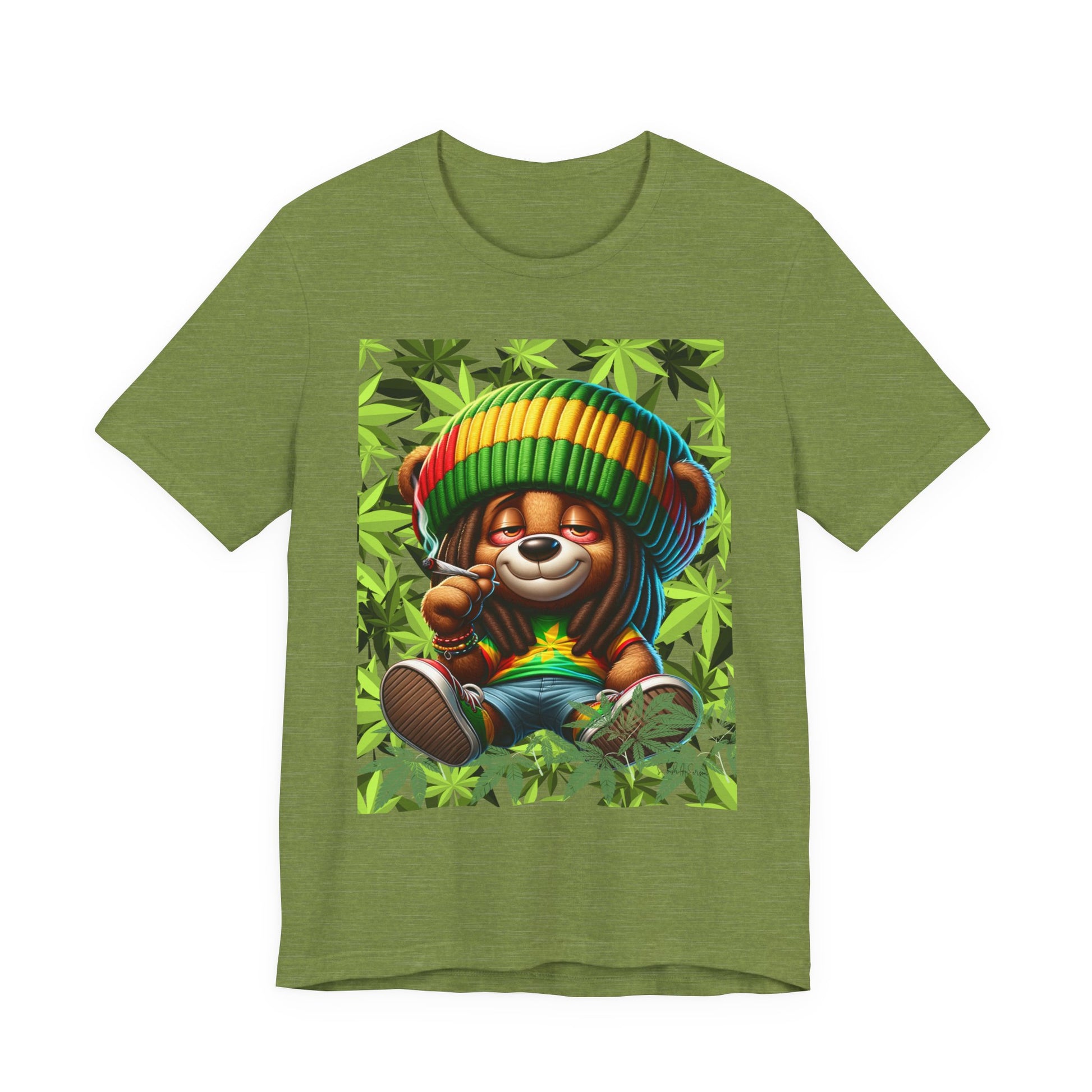 Flower Bear Unisex Jersey Short Sleeve Tee image 6