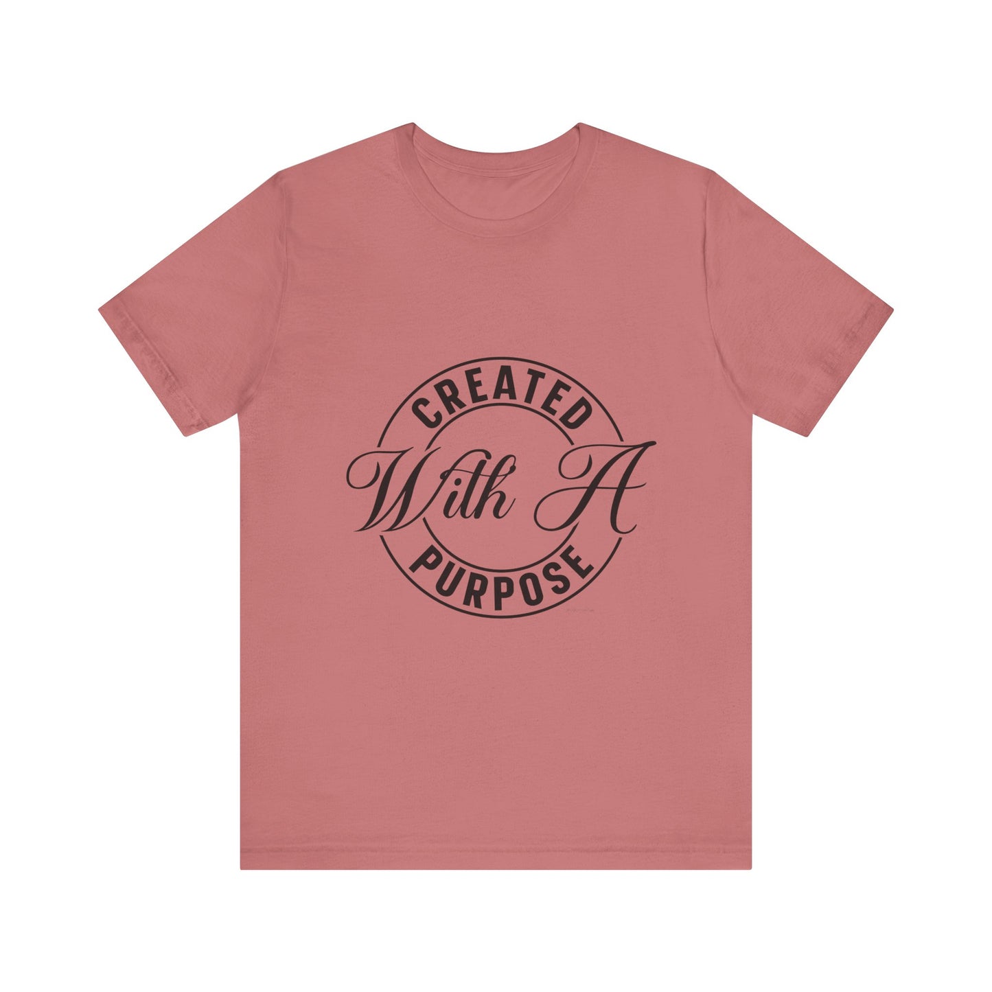 Created with a purpose Unisex Jersey Short Sleeve Tee image 4